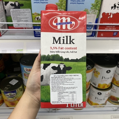 Sữa tươi nguyên kem 3.5% Mlekovita 1L
