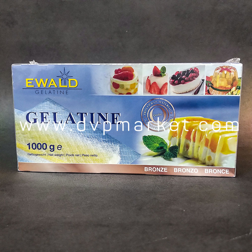 Lá gelatine Ewald 1kg