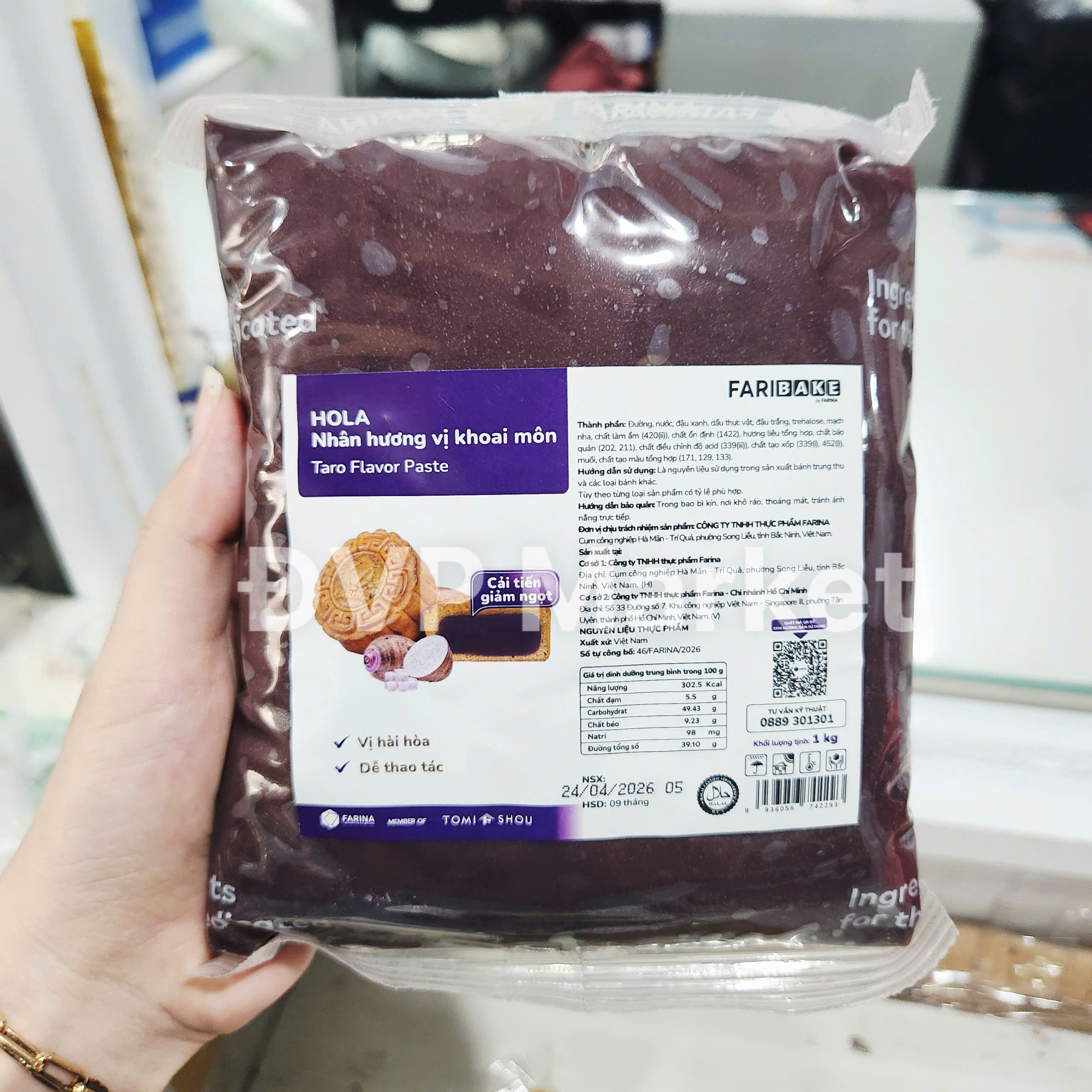 Hola - Nhân khoai môn 1kg