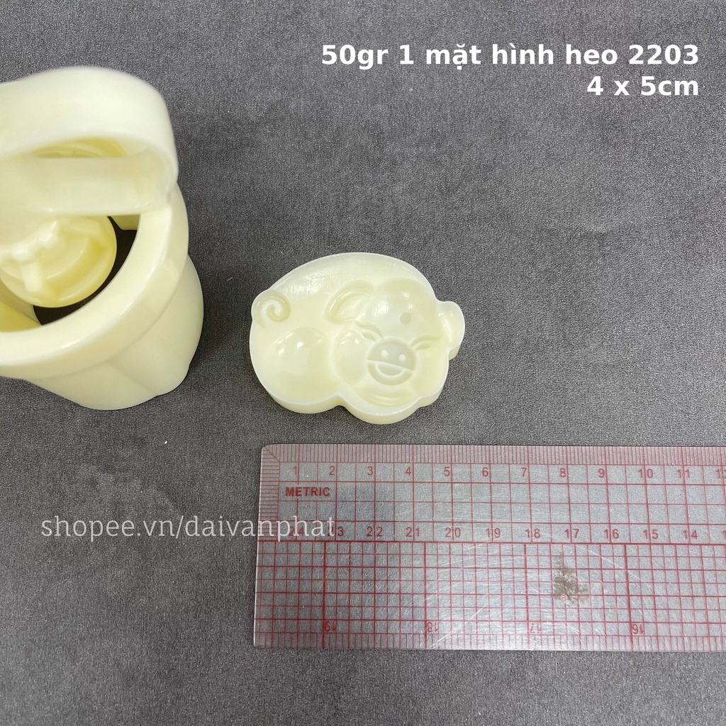 Khuôn nhấn TT lò xo loại dày 100g 4 mặt tròn họa tiết 2209