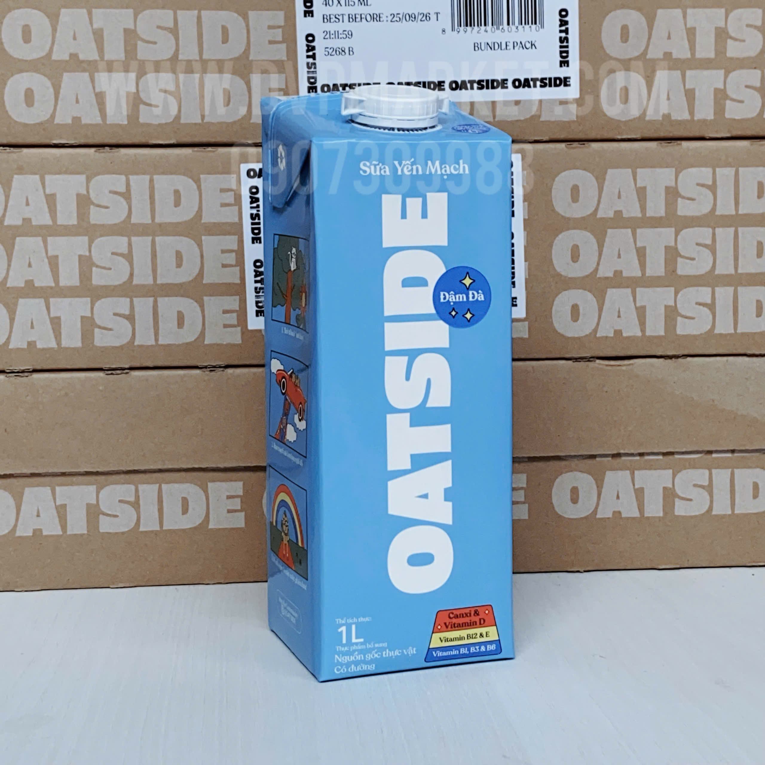 Sữa yến mạch OATSIDE - vị đậm đà 1L