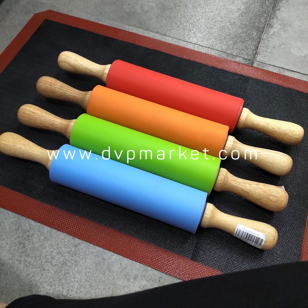 Cây cán bột cầm tay - Silicon - Size vừa