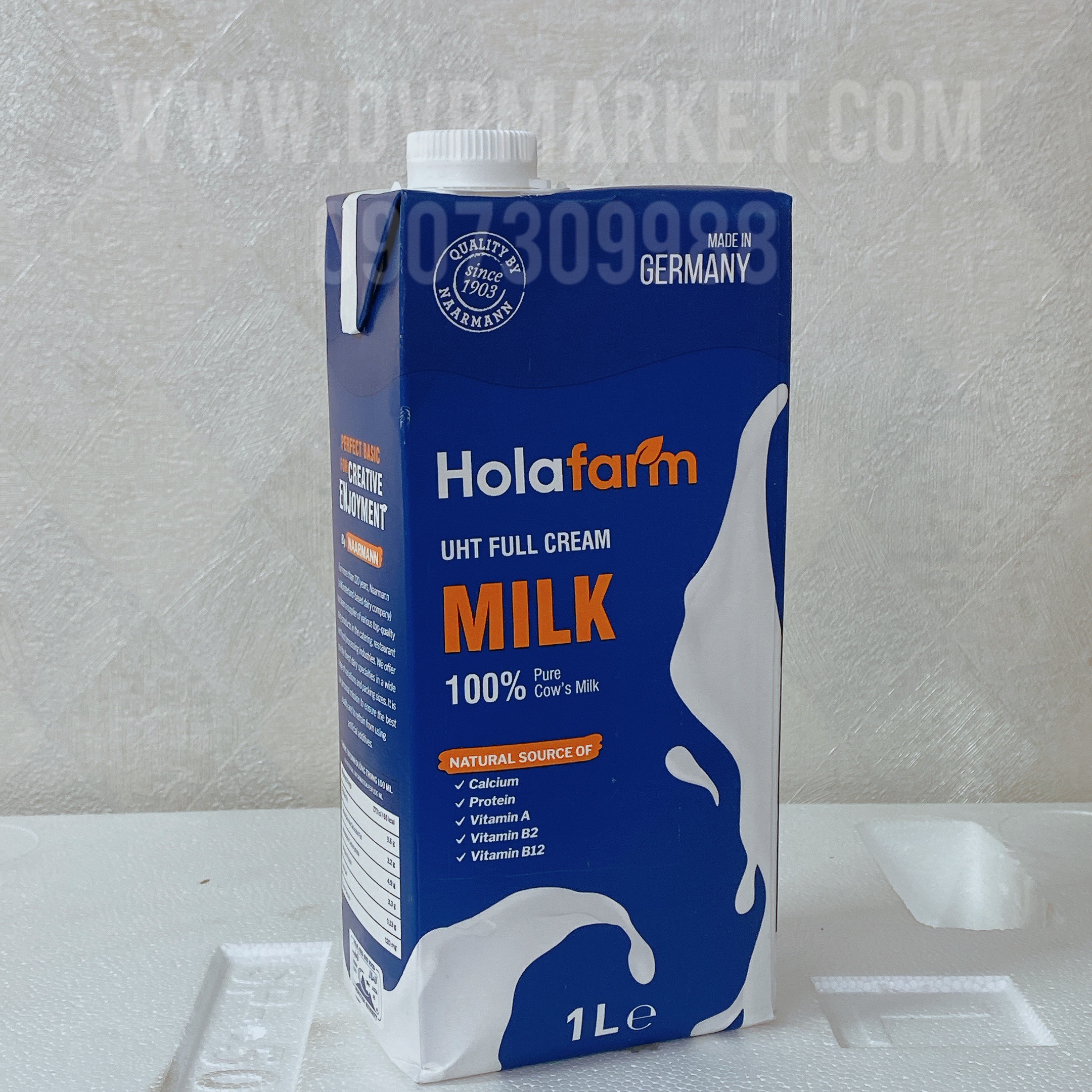 Sữa tươi nguyên kem Holafarm 1L