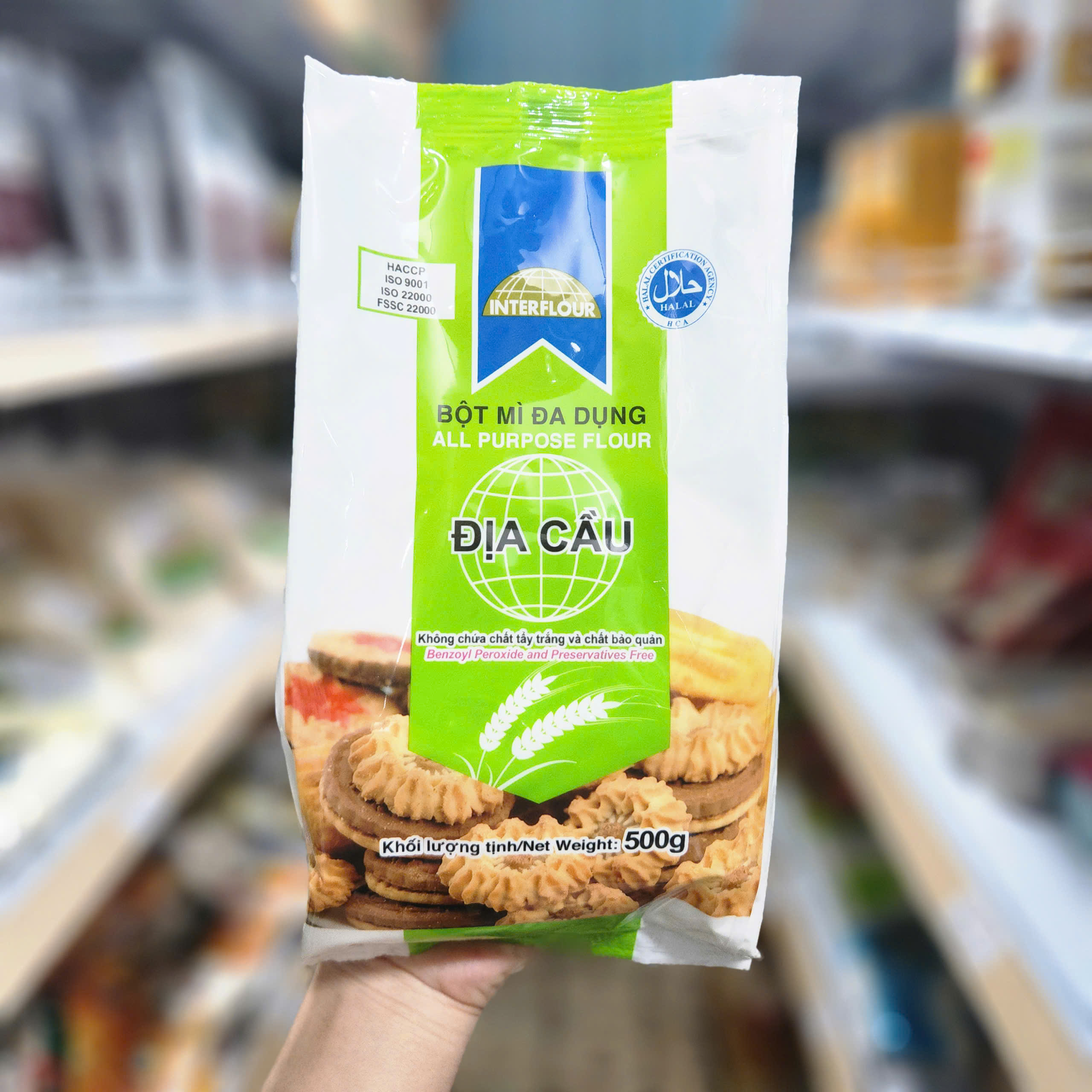 Bột mì đa dụng Địa Cầu 500g