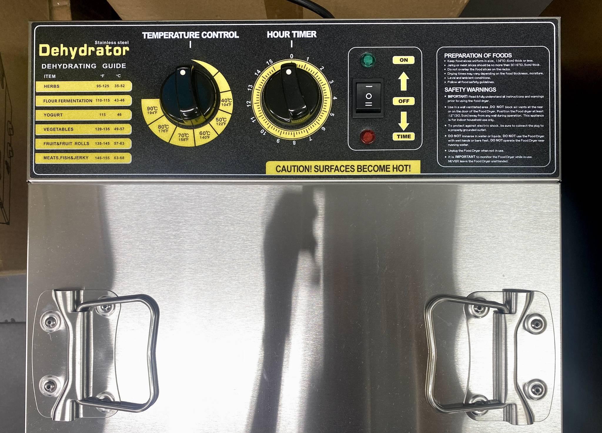 Lò sấy khô thực phẩm cao cấp Dehydrator ST02 40 x 40cm - 16 khay