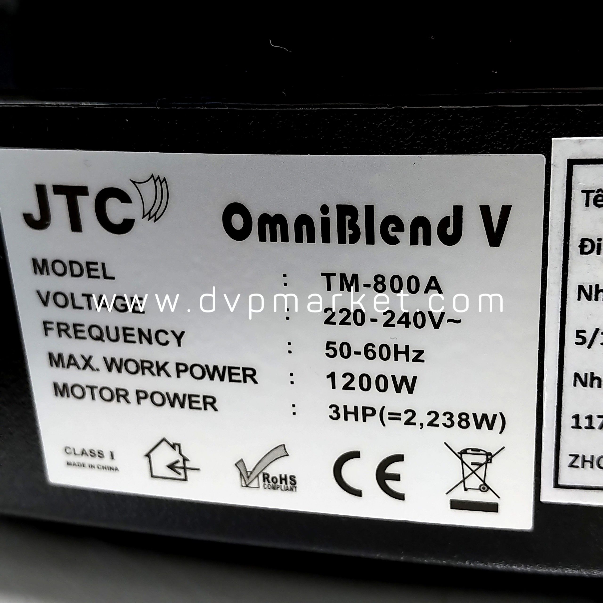 Máy xay Omniblend TM 800 A