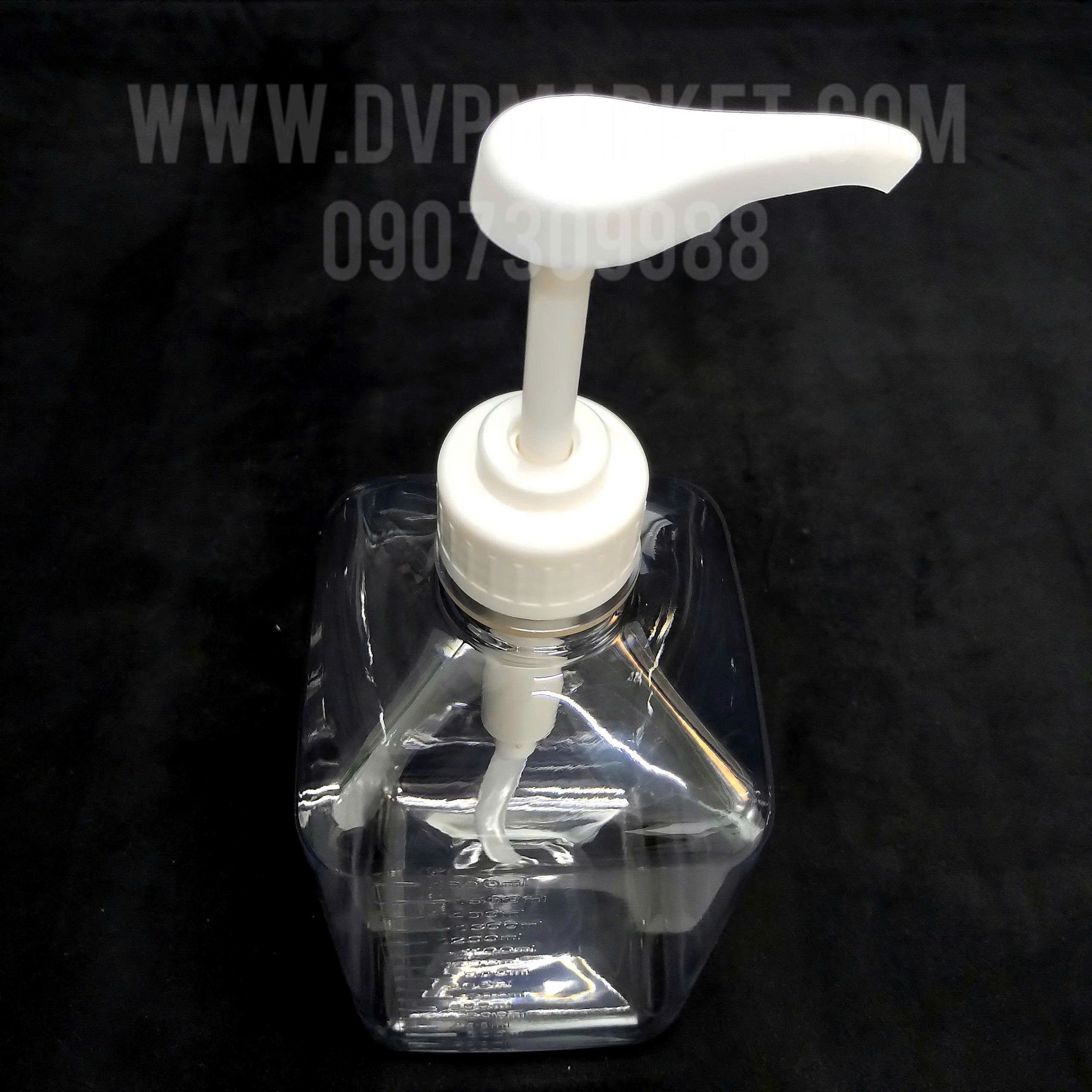 Bình bơm đường nhựa 1600ml (10cc)