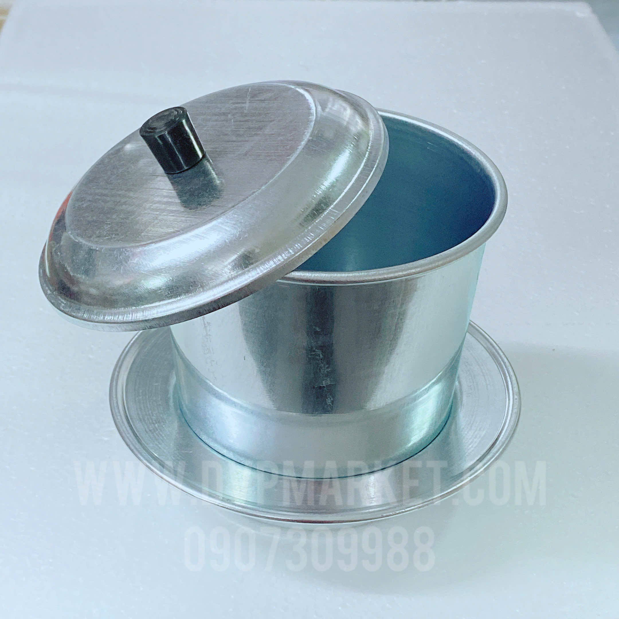 Phin cafe lớn 250g nhôm bóng