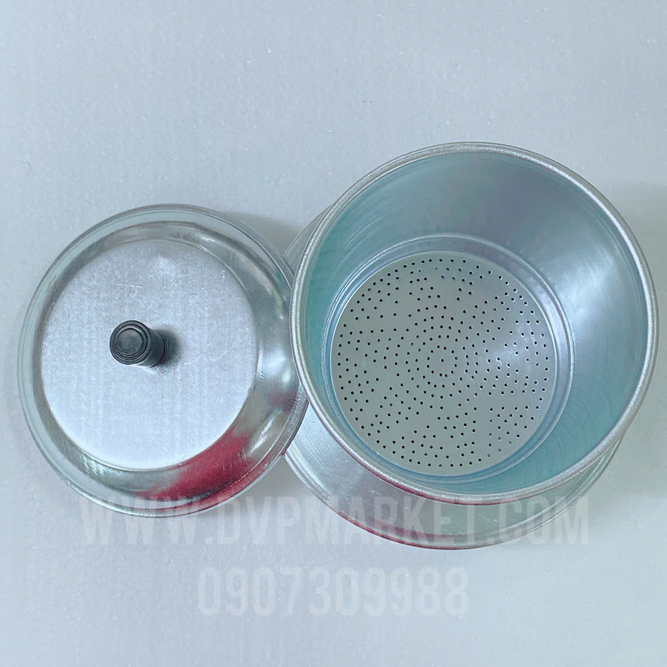 Phin cafe lớn 250g nhôm bóng