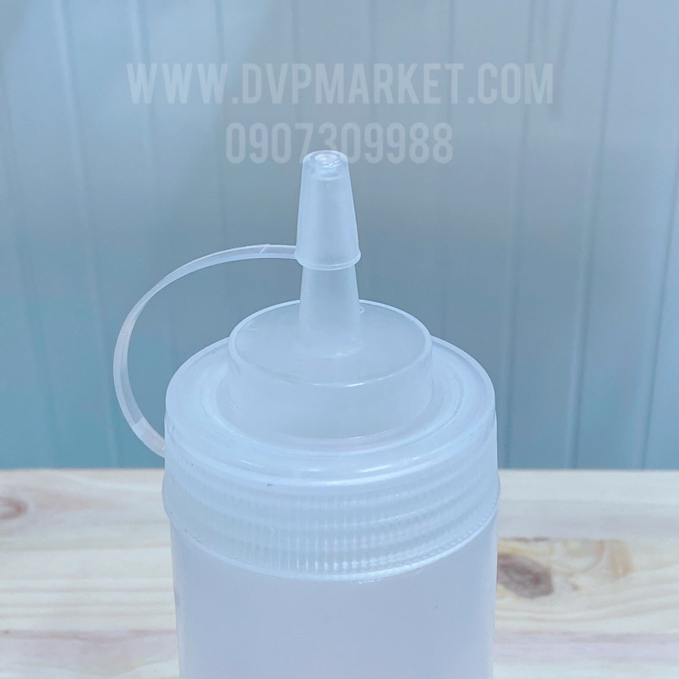 Chai nhựa đựng xốt đầu nhọn số 2 500ml