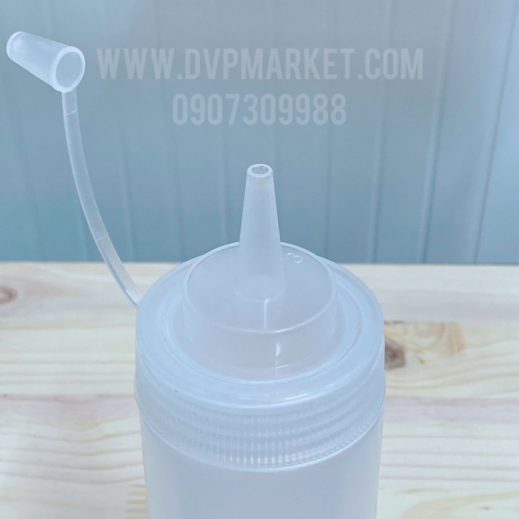 Chai nhựa đựng xốt đầu nhọn số 1 1000ml