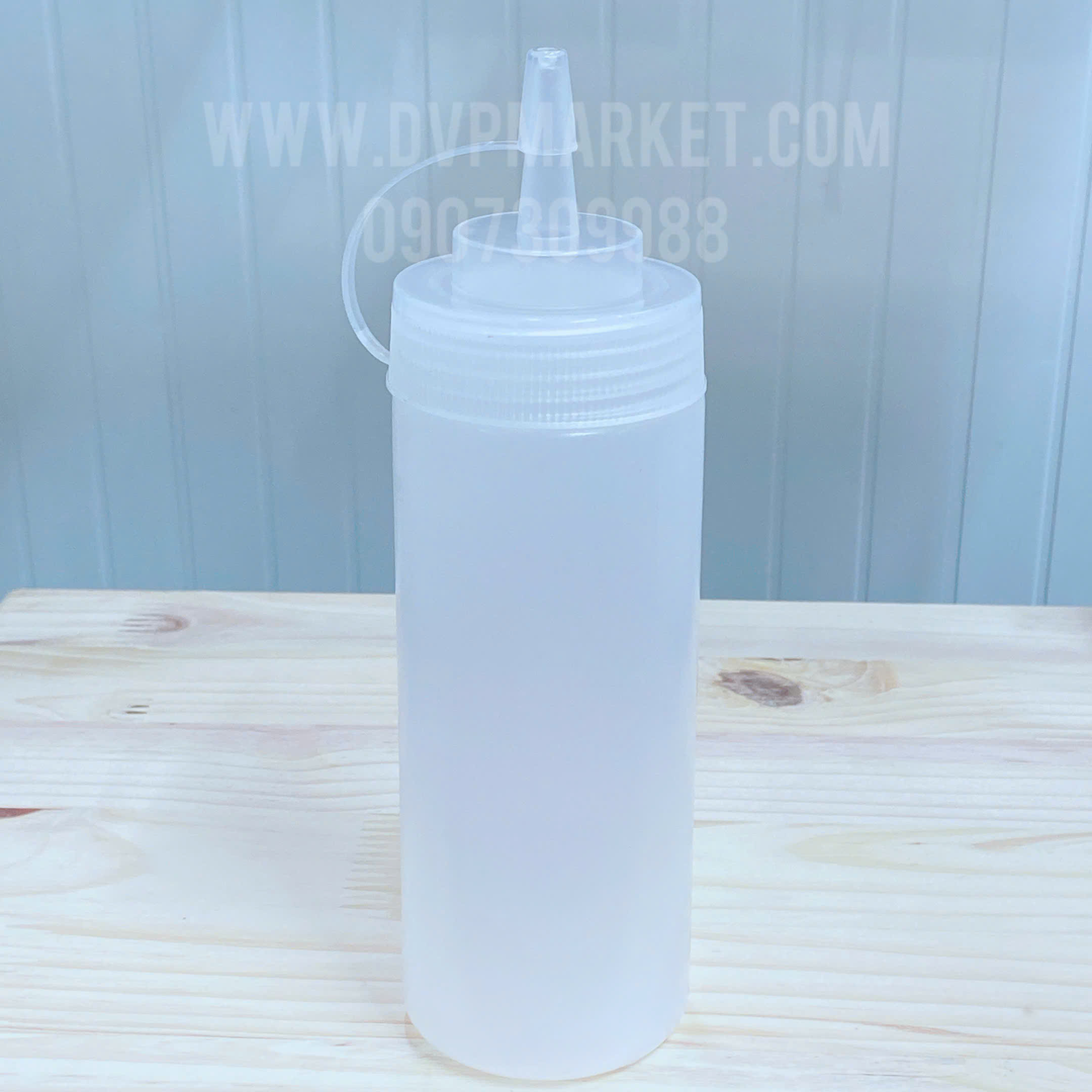 Chai nhựa đựng xốt đầu nhọn số 2 500ml
