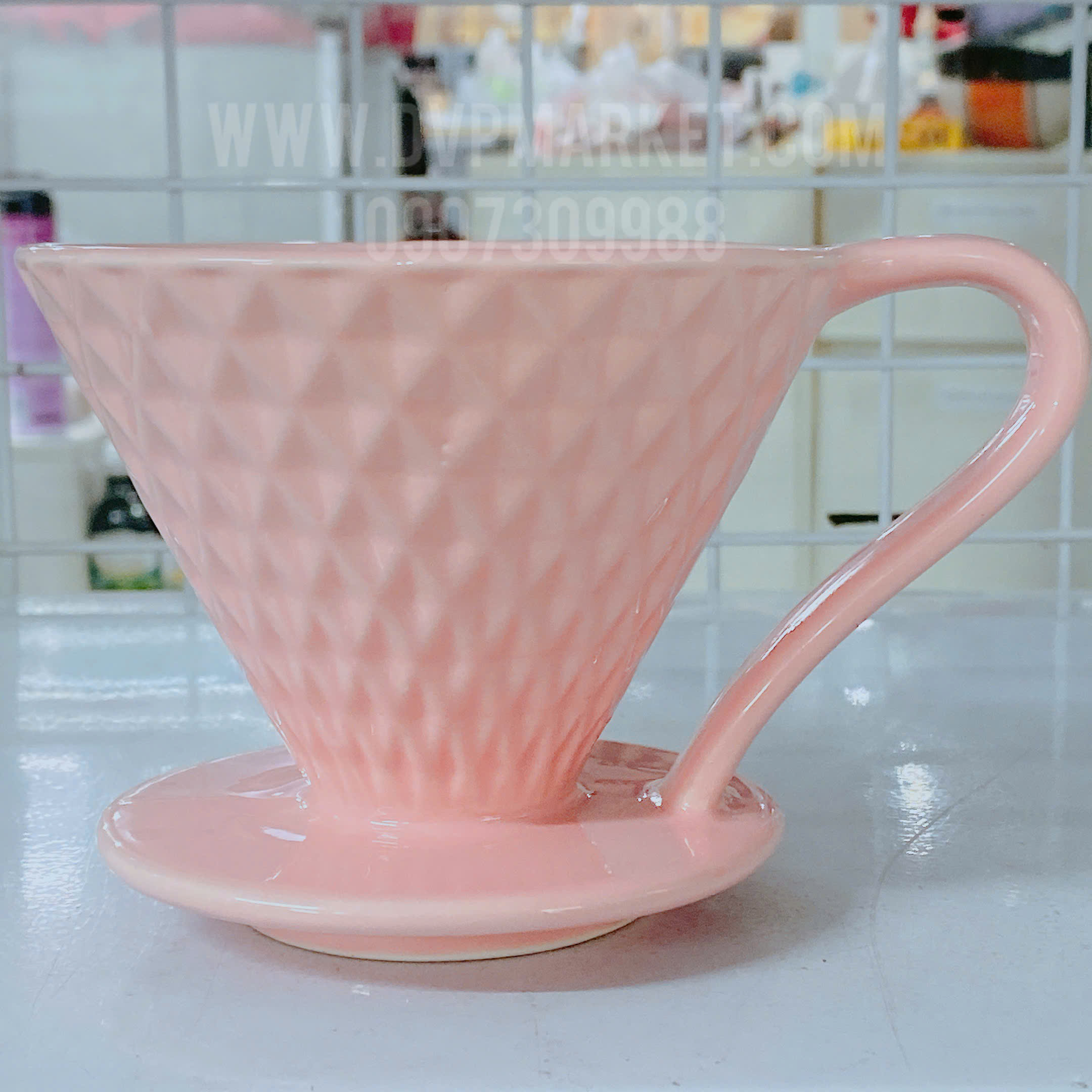 Phễu lọc cafe bằng gốm V02 màu sắc