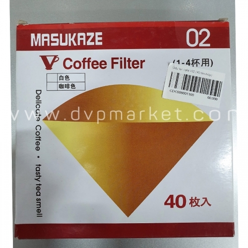 Giấy lọc café V02 (40 tấm/hộp)