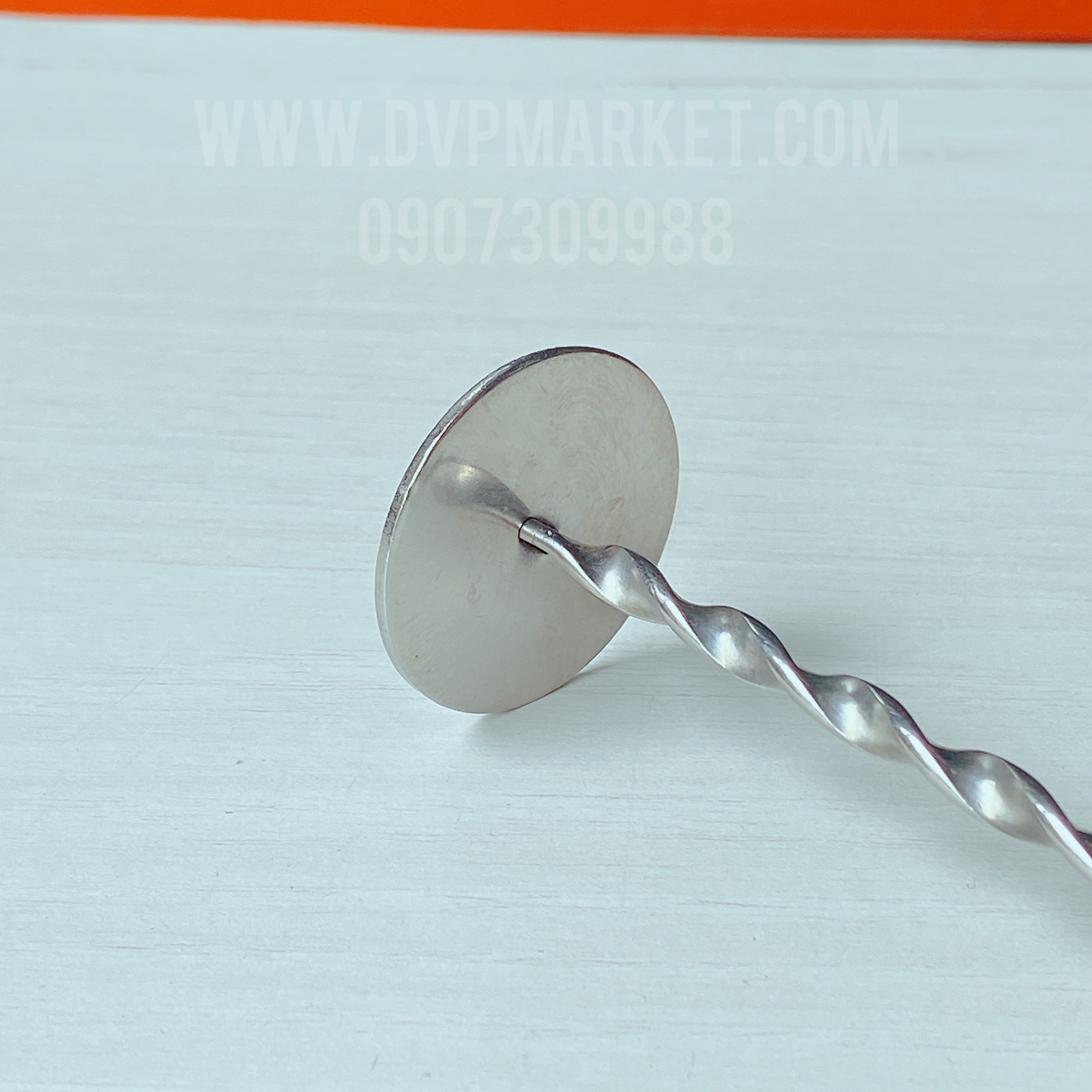 Bar Spoon - Chuôi hình tròn - Thép 304 - 30cm (Silver)