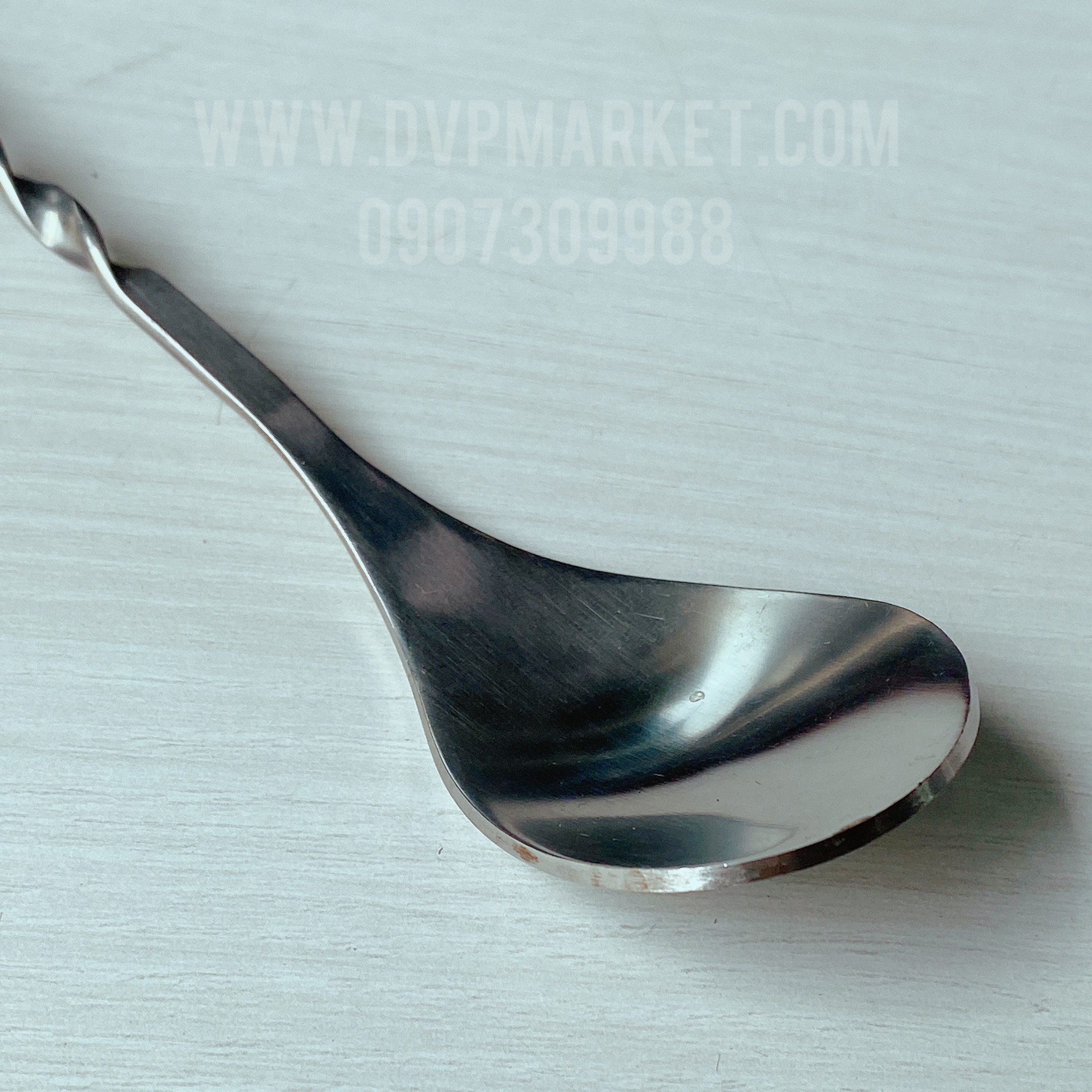 Bar Spoon - Chuôi hình tròn - Thép 304 - 30cm (Silver)