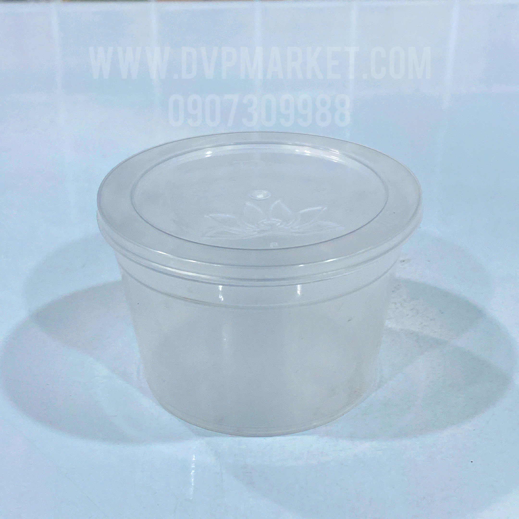 Hũ nhựa làm bánh flan lớn (Lốc 50c)