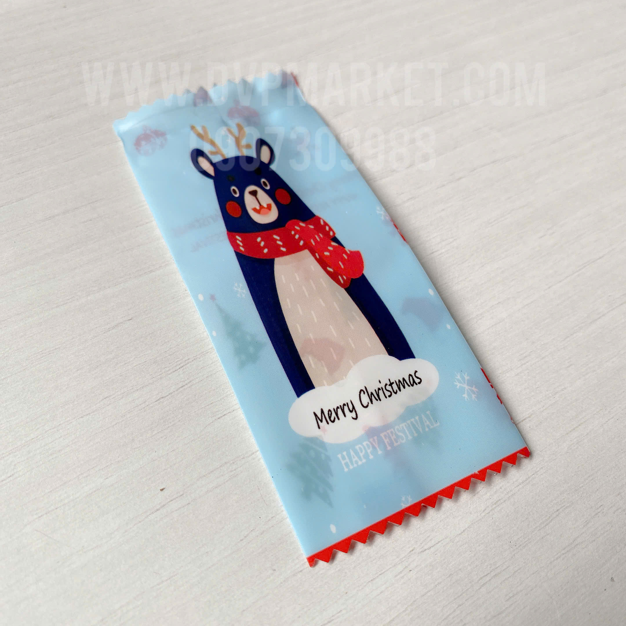 Túi kẹo Nougat Merry Christmas (Xấp 100)