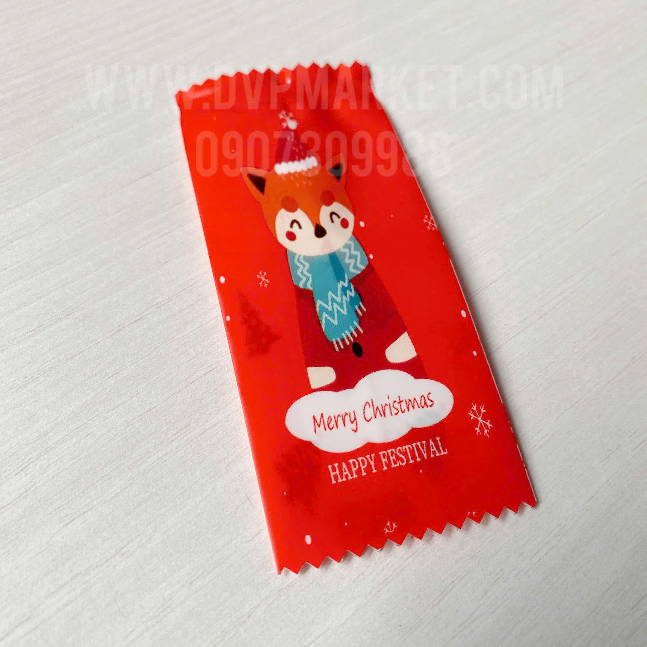 Túi kẹo Nougat Merry Christmas (Xấp 100)
