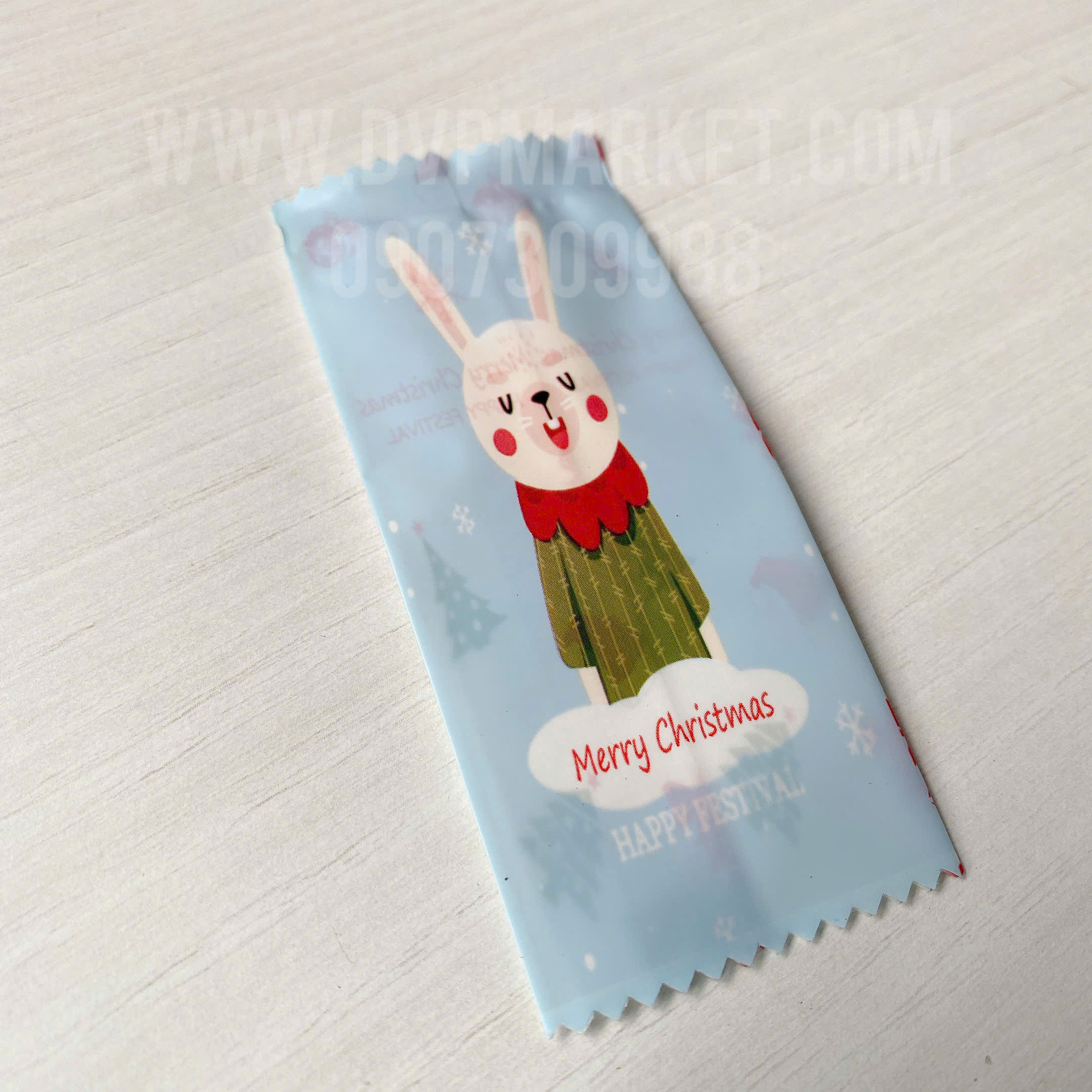 Túi kẹo Nougat Merry Christmas (Xấp 100)