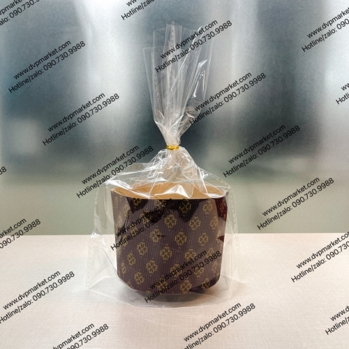 Set cup kèm túi Panetton 4 inch (10c)