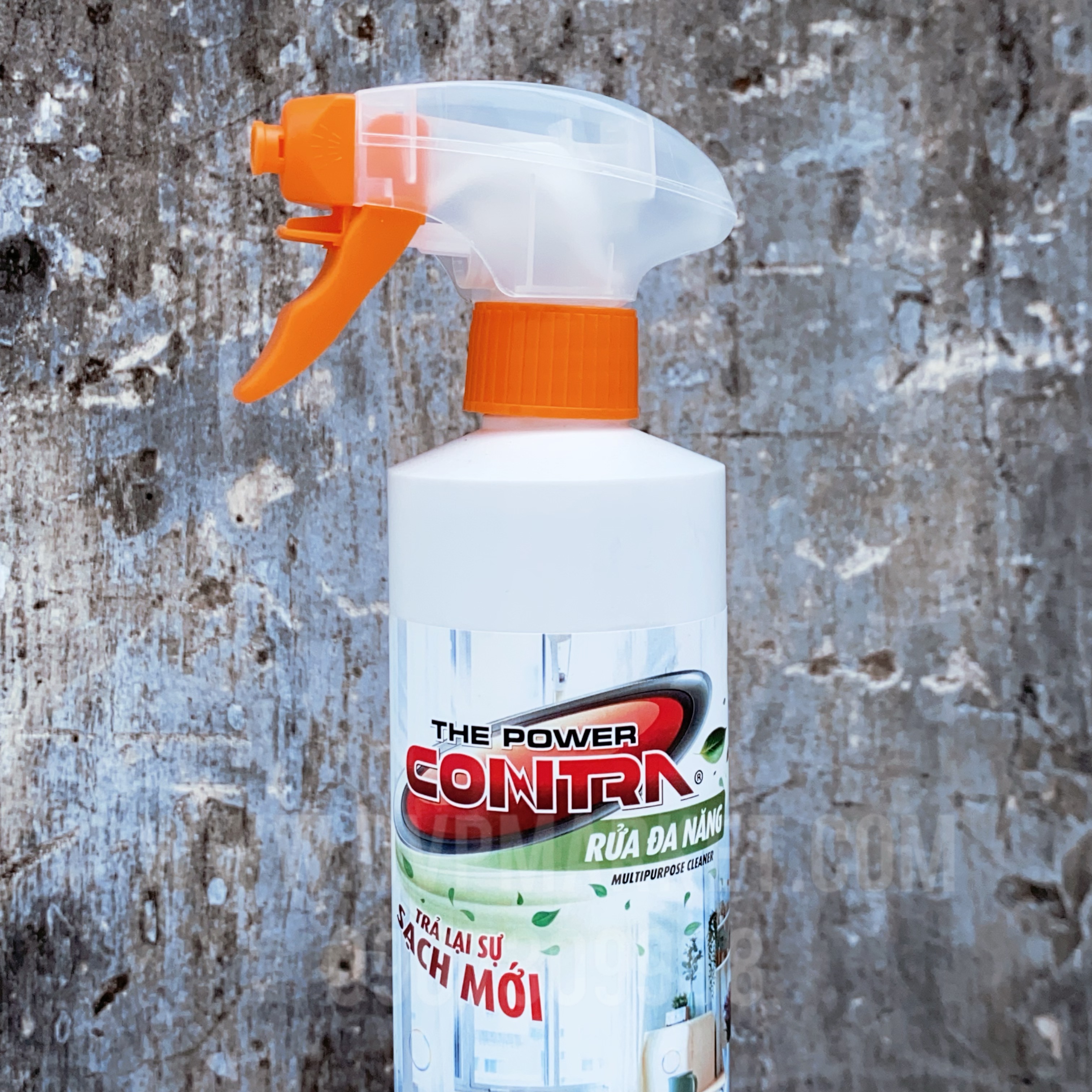 The Power Contra - Rửa Đa năng - Easy Clean (Xanh lá) - 500ml - Hằng ngày