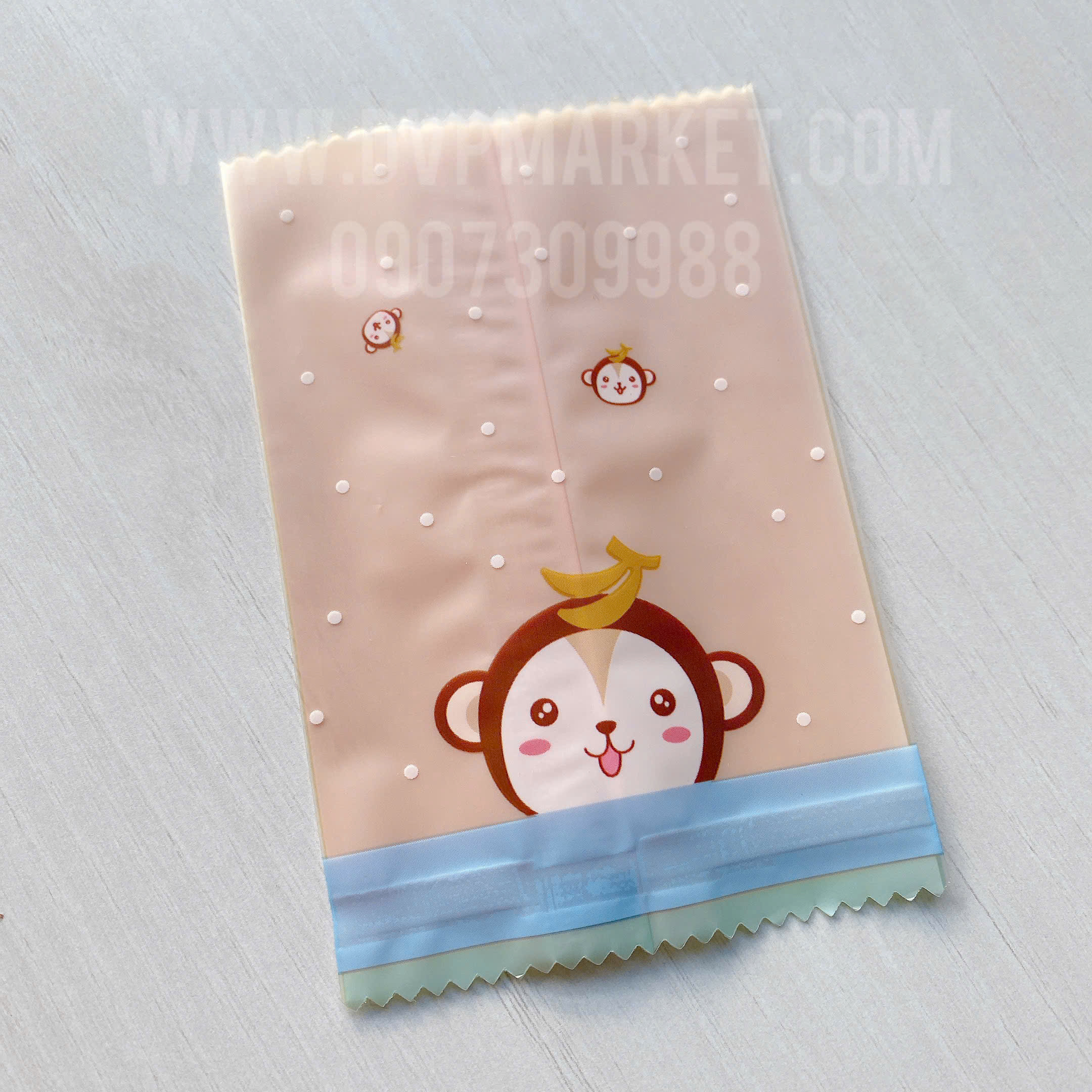 Túi hàn bánh quy - kẹo 7x10cm hoạt hình (Xấp 100)
