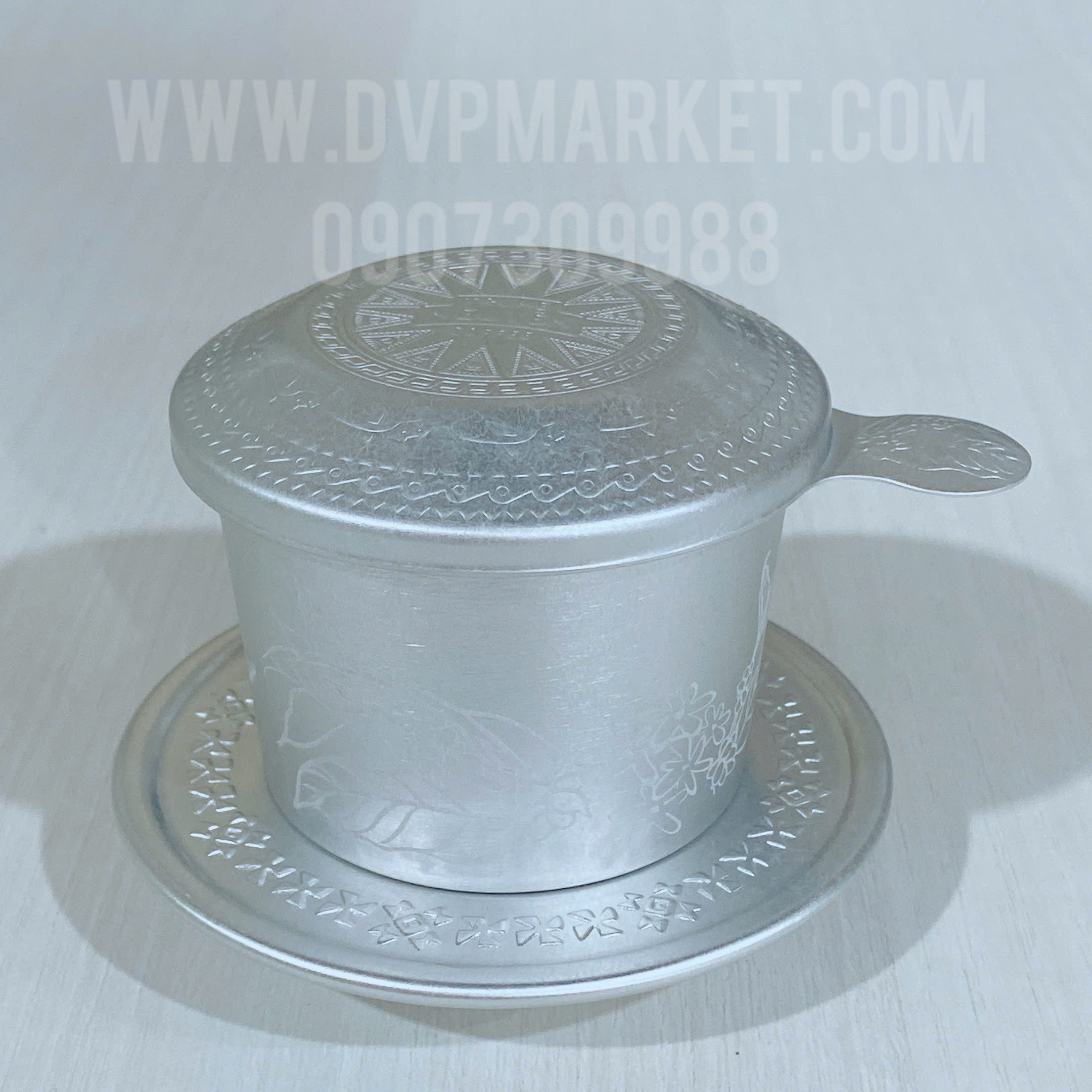 Phin cafe nhôm nhỏ Trung Nguyên (hoa văn Trống Đồng)