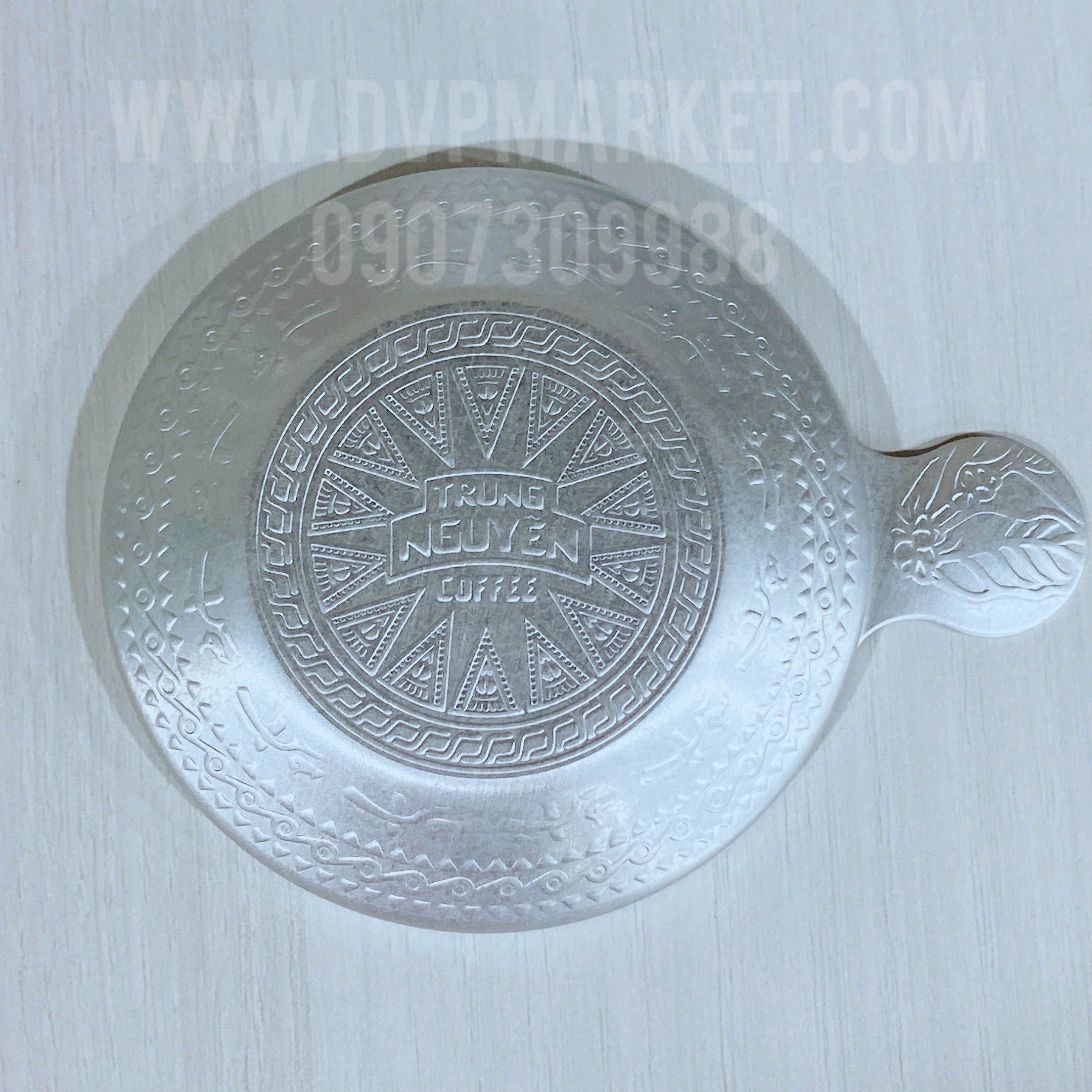 Phin cafe nhôm nhỏ Trung Nguyên (hoa văn Trống Đồng)