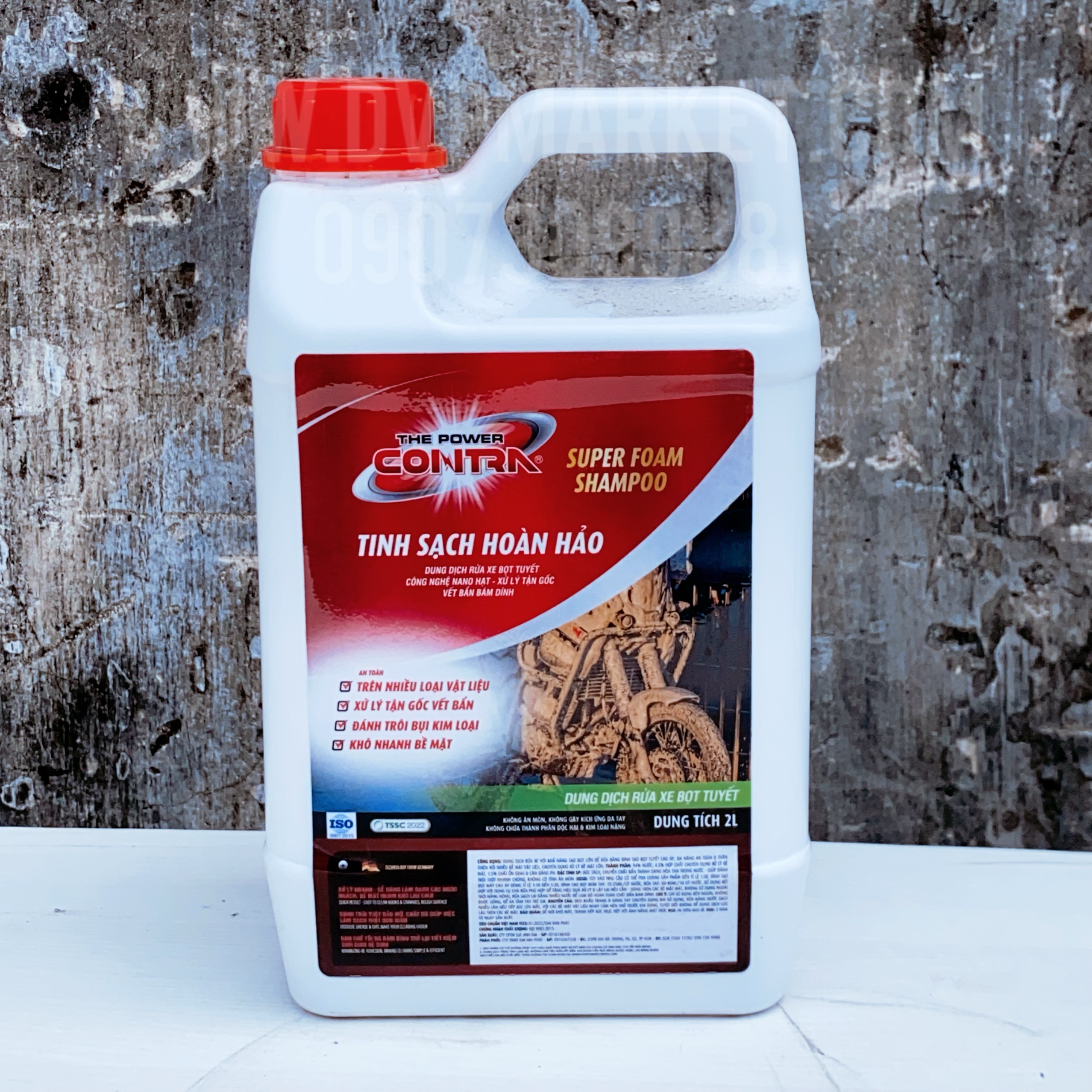 The Power Contra - Dung dịch rửa xe bọt tuyết - 2 lít