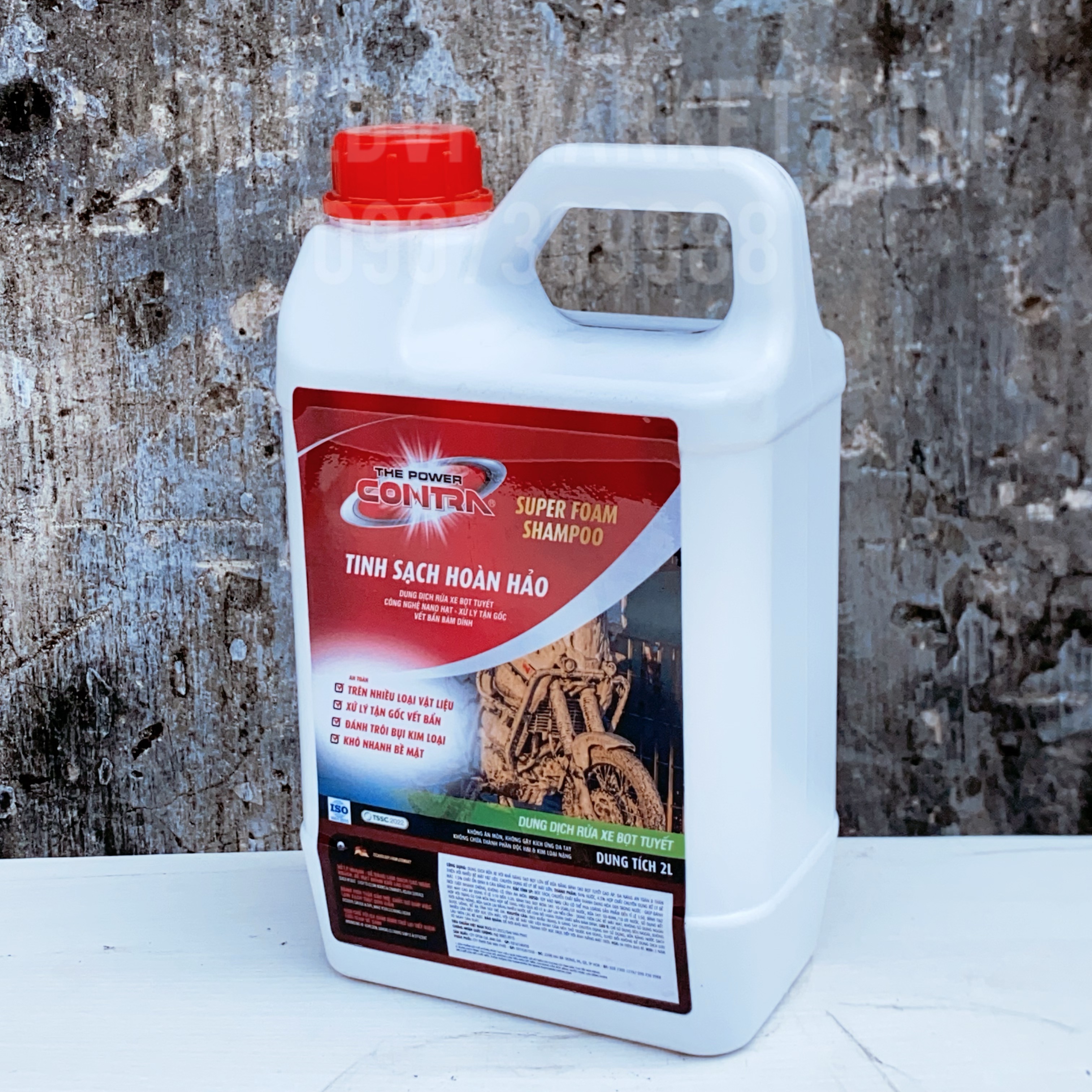 The Power Contra - Dung dịch rửa xe bọt tuyết - 2 lít