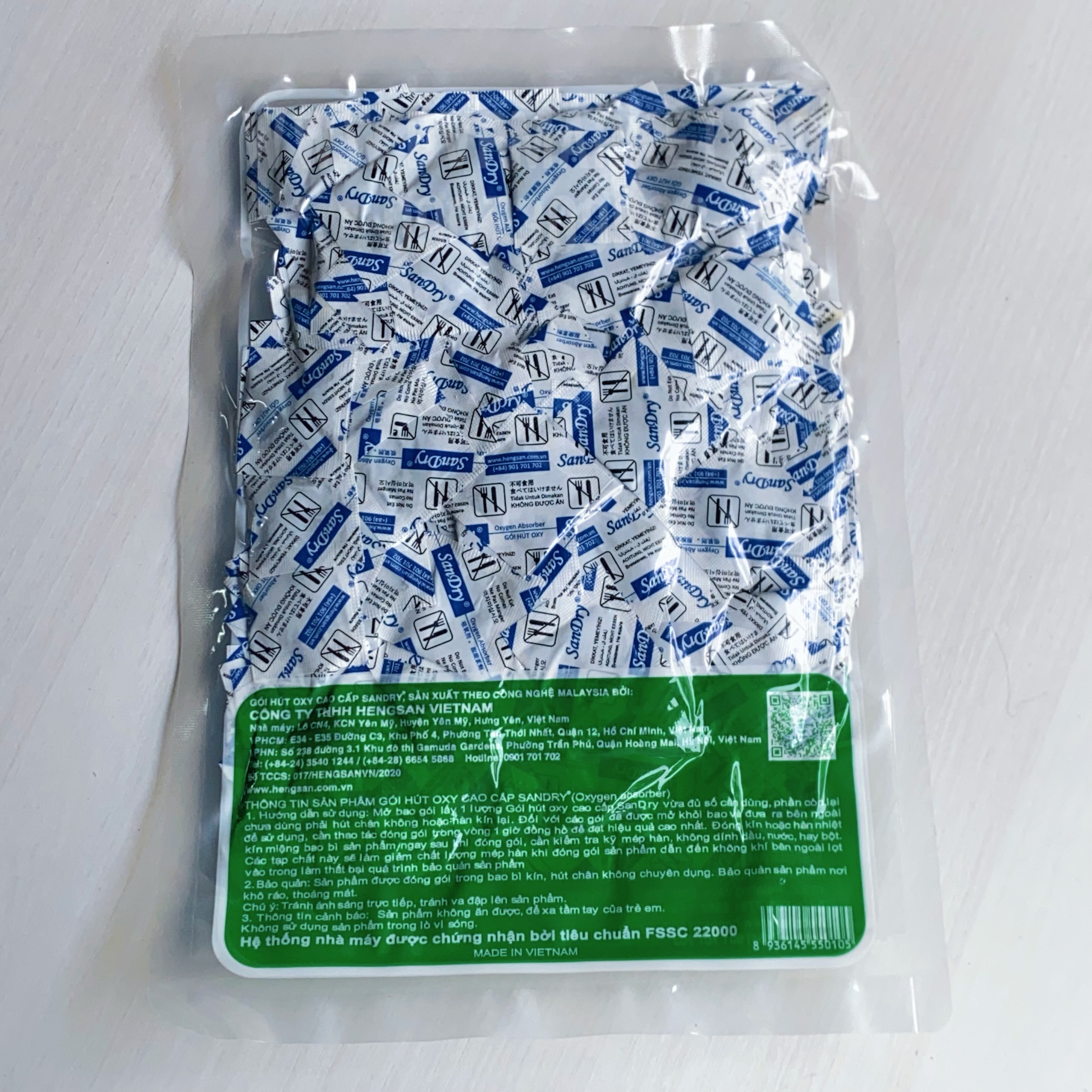Túi hút Oxy nhỏ 30cc ( 350 túi) Hengsan