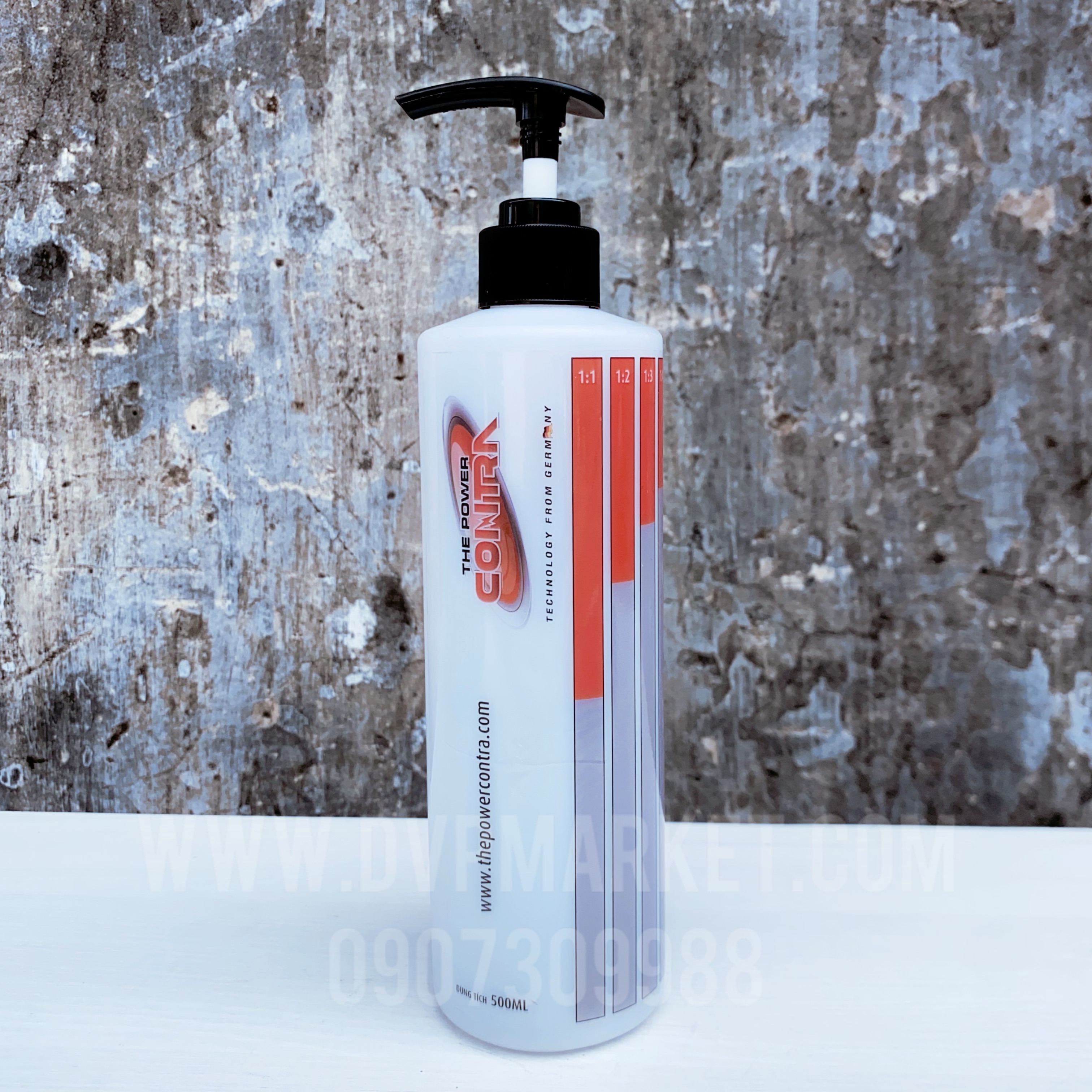 The Power Contra – Chai pha có vạch chia tỉ lệ - Đầu Nhấn – 500ml