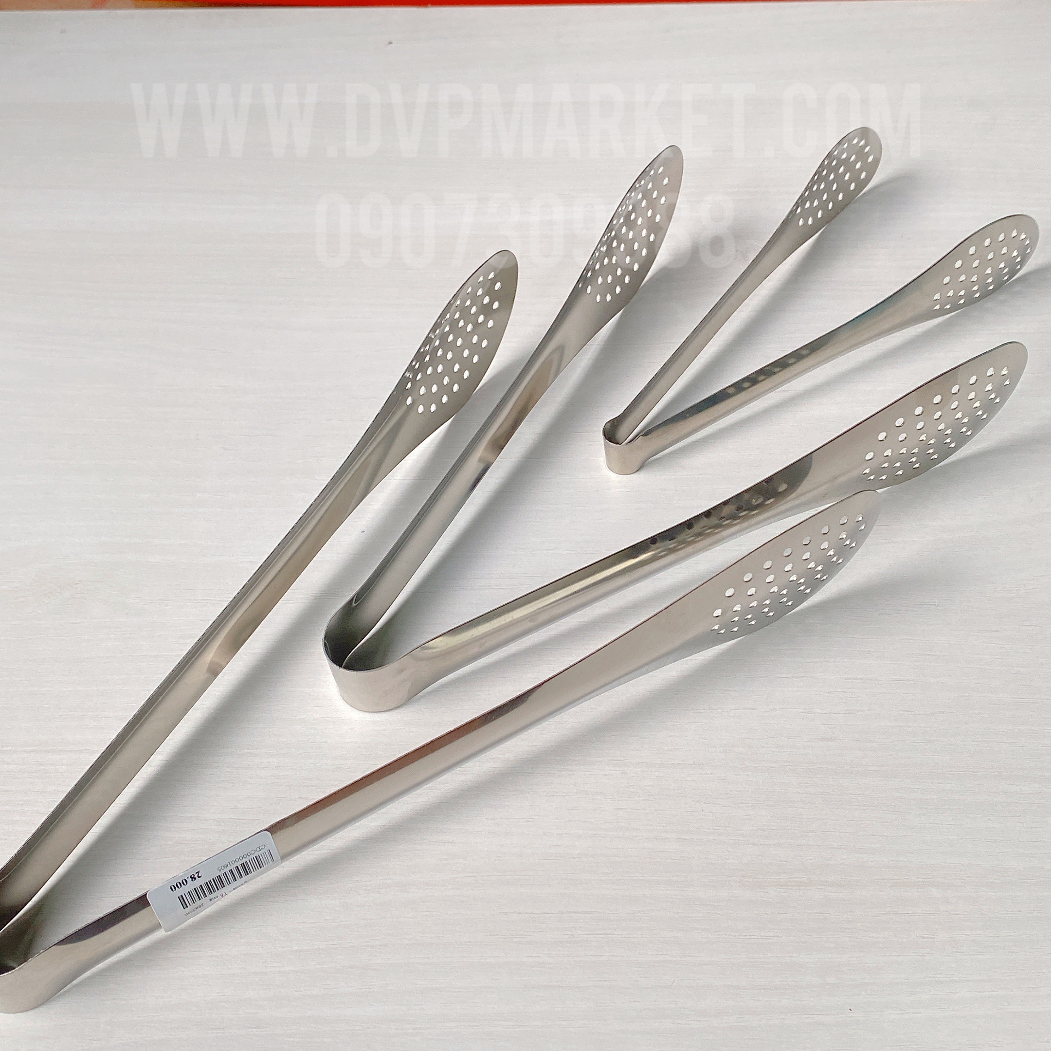 Gắp đa năng inox - Tổ ong - 18.5x4.3cm