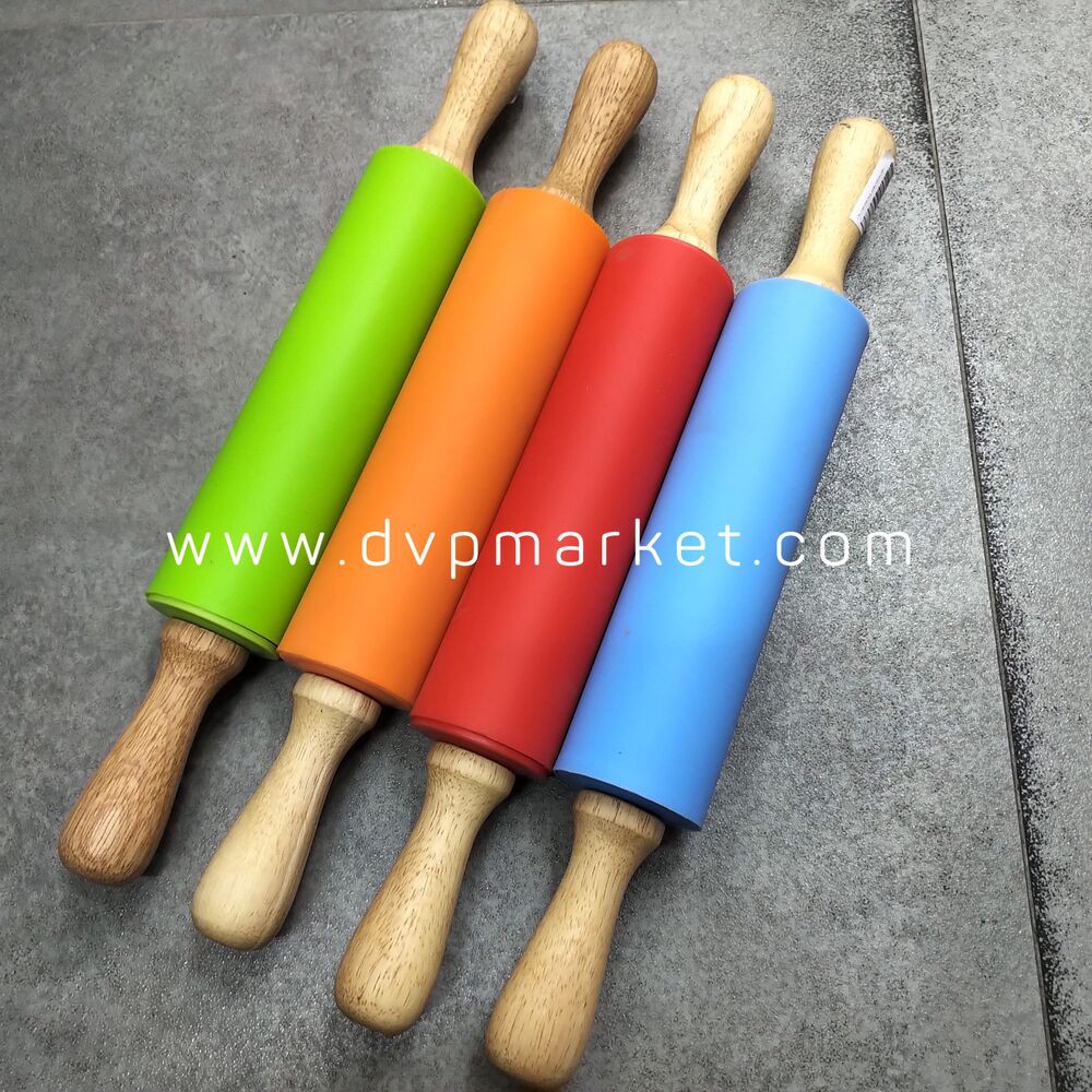 Cây cán bột cầm tay - Silicon - Size vừa