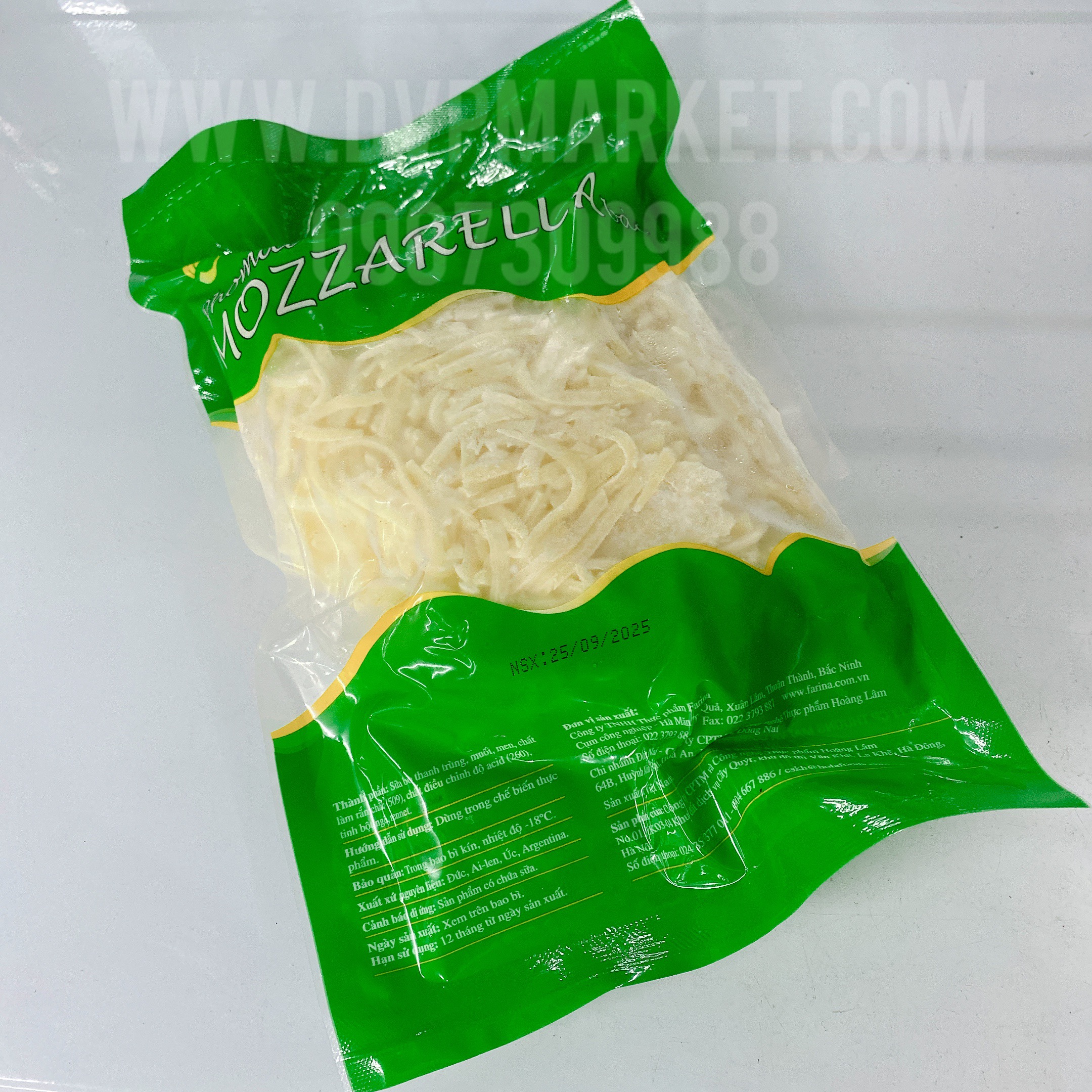 Mozzarella bào Holafoods 500g