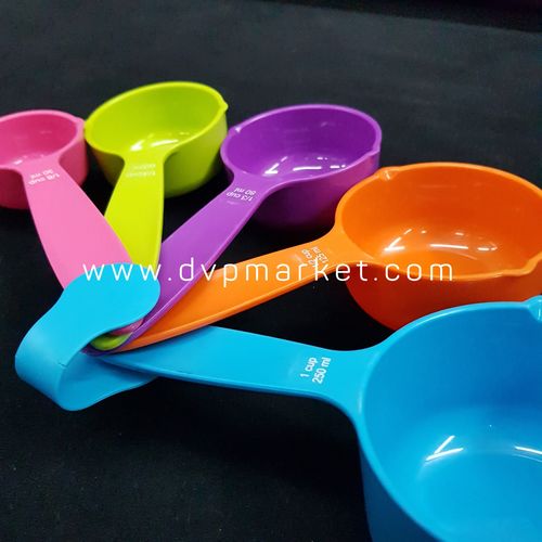 Bộ cup đong định lượng - Nhựa - Loại A (Bộ 5 cái)