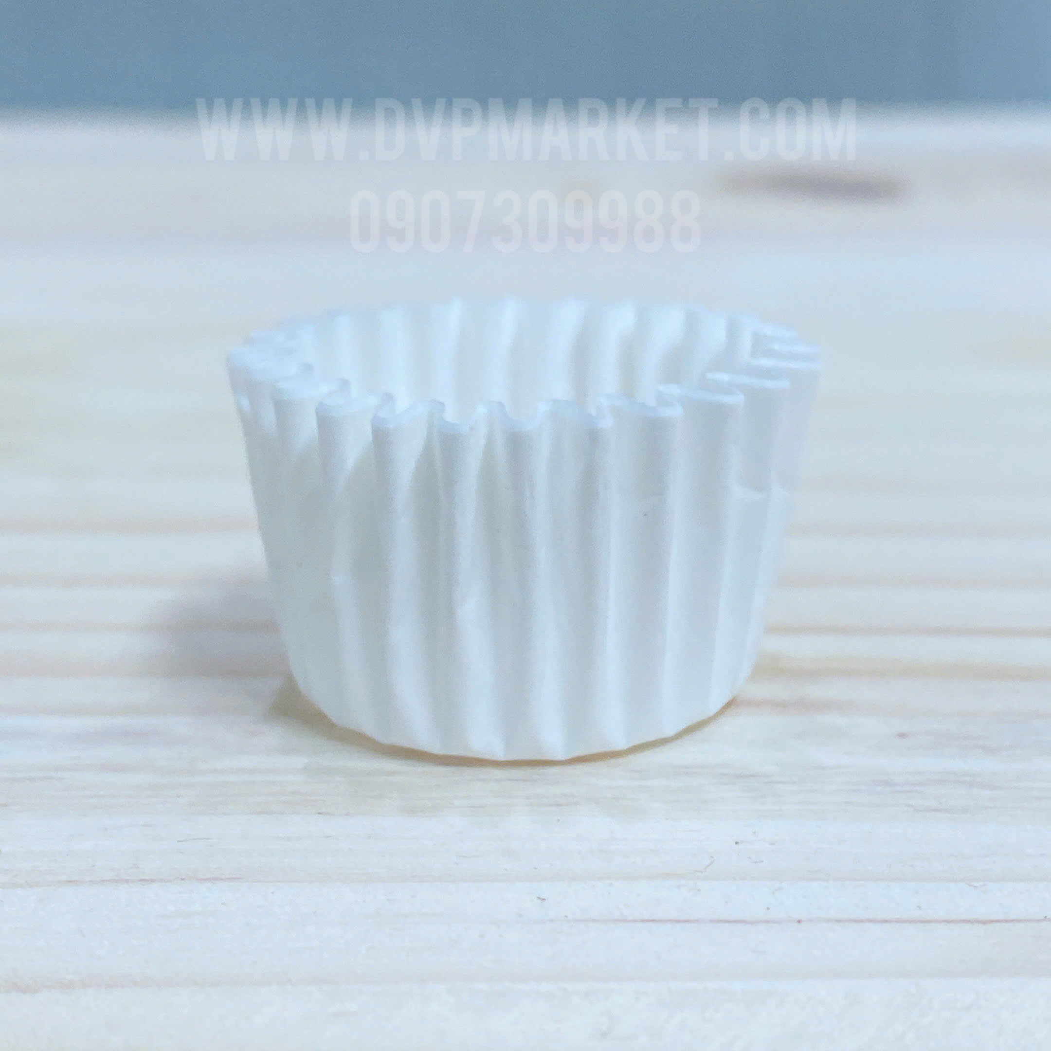 Cup giấy mềm 6cm - Trắng