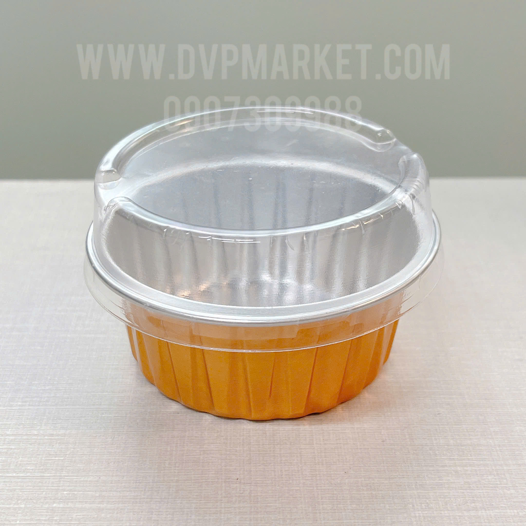 Cốc nướng giấy bạc có nắp nhiều màu 125ml - cây 100c