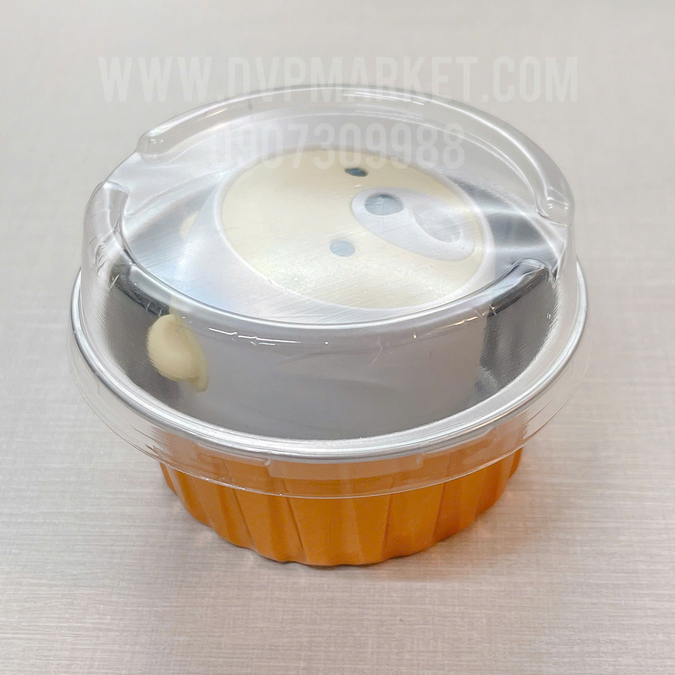 Cốc nướng giấy bạc có nắp nhiều màu 125ml - cây 100c