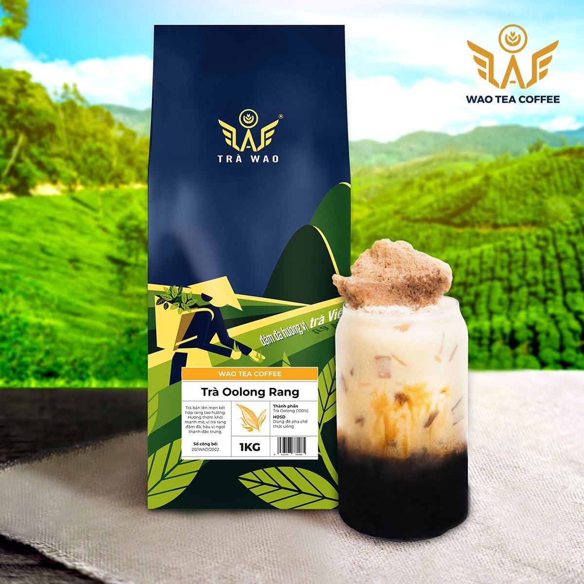 Trà WAO trà Oolong Rang 1kg