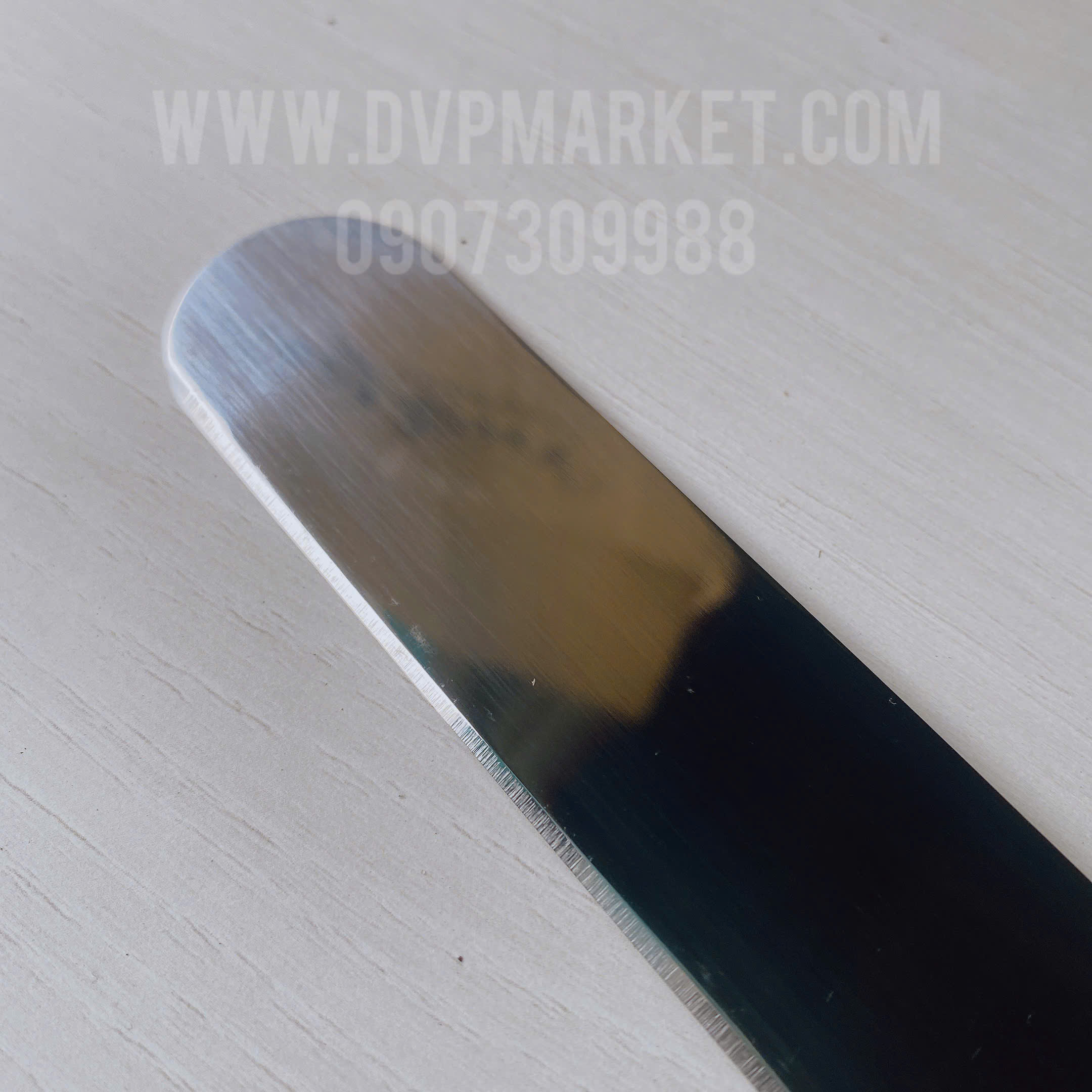 Dao cắt bánh kem - Không răng cưa - Cán gỗ (10 inch - 25cm)