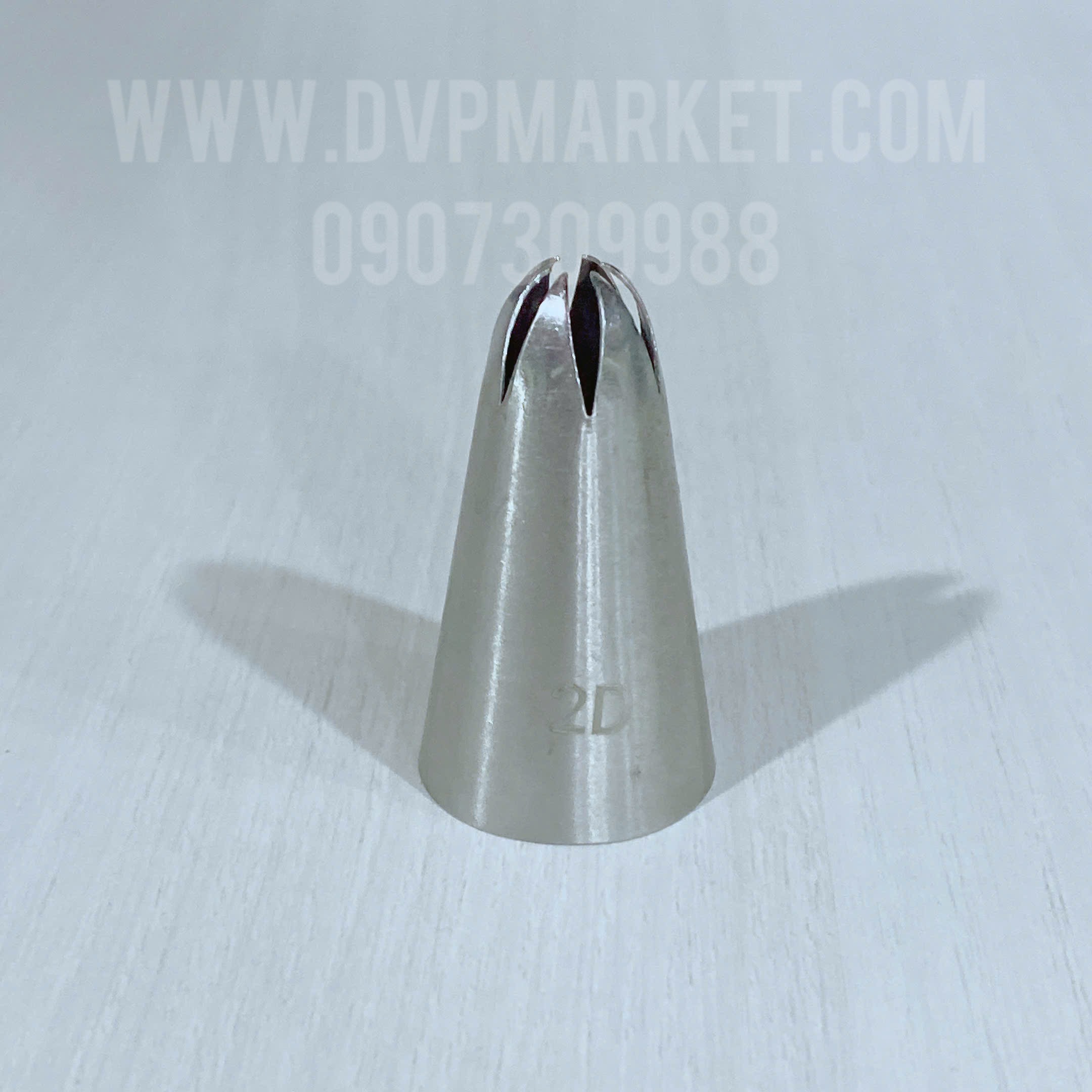 Đuôi Bắt Bông Kem Hoa Hồng 2D