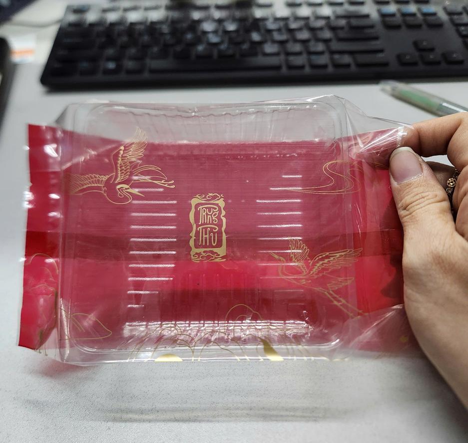 Trung Thu - Túi hàn - BN - Xấp 100c - 11 (250-300g) Đỏ Tiên Hạc