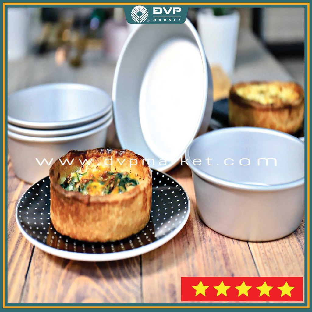 Sanneng SN5028 - Khuôn bánh trắng tròn đế liền 6 inch