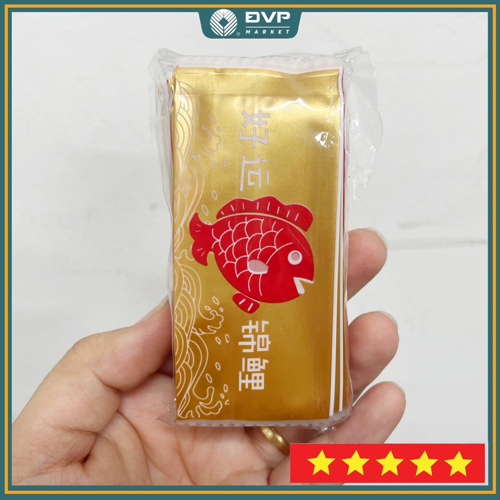 Túi hàn kẹo nougat 4x9cm gấu trúc (Xấp 100)