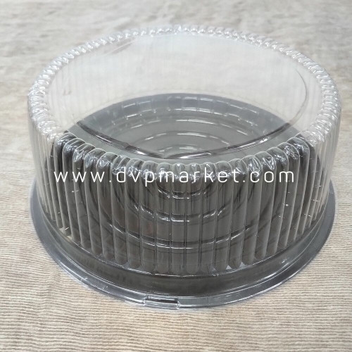 Hộp nhựa trong đế đen A024 (25c)