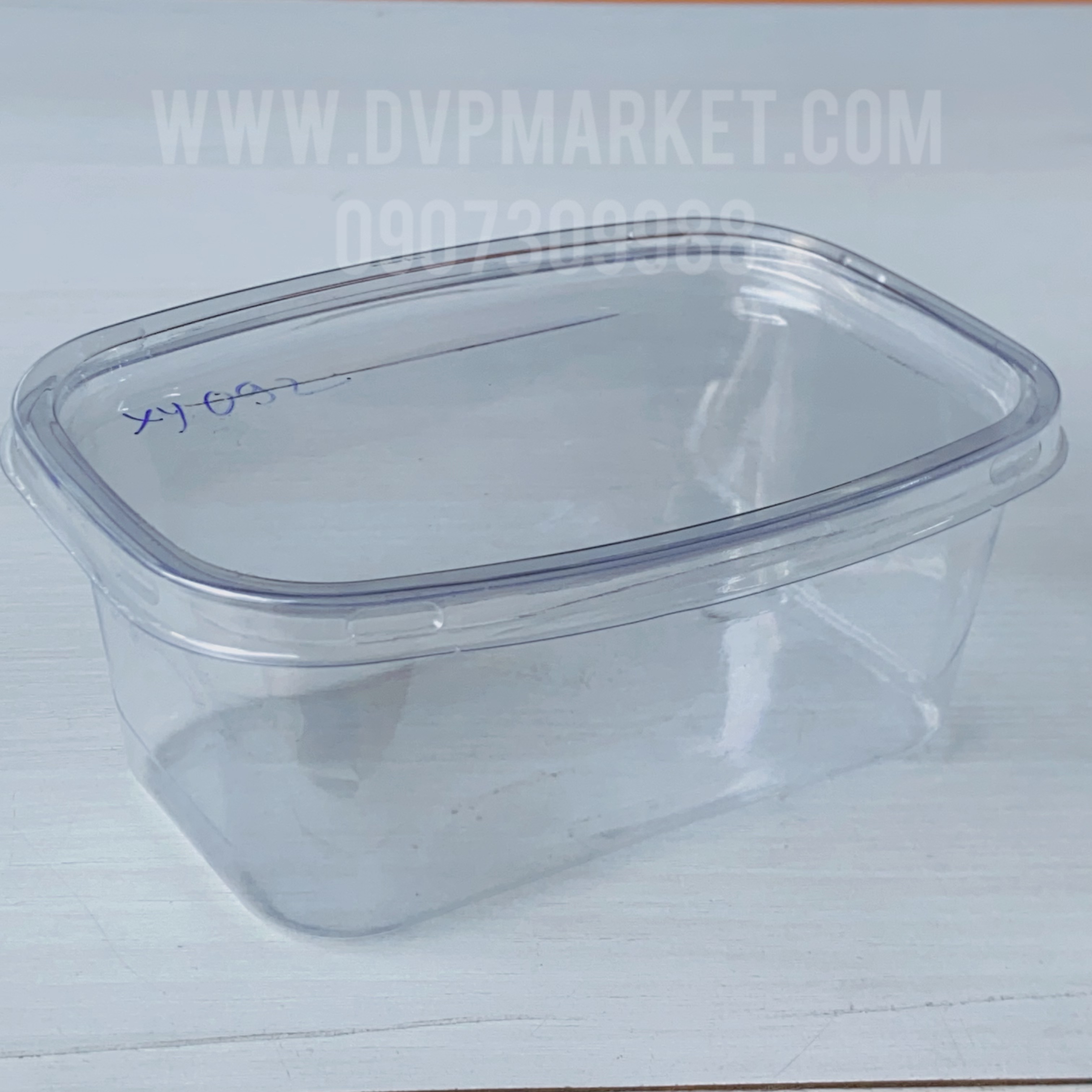 Hộp nhựa chữ nhật XY092 (50c kèm nắp)