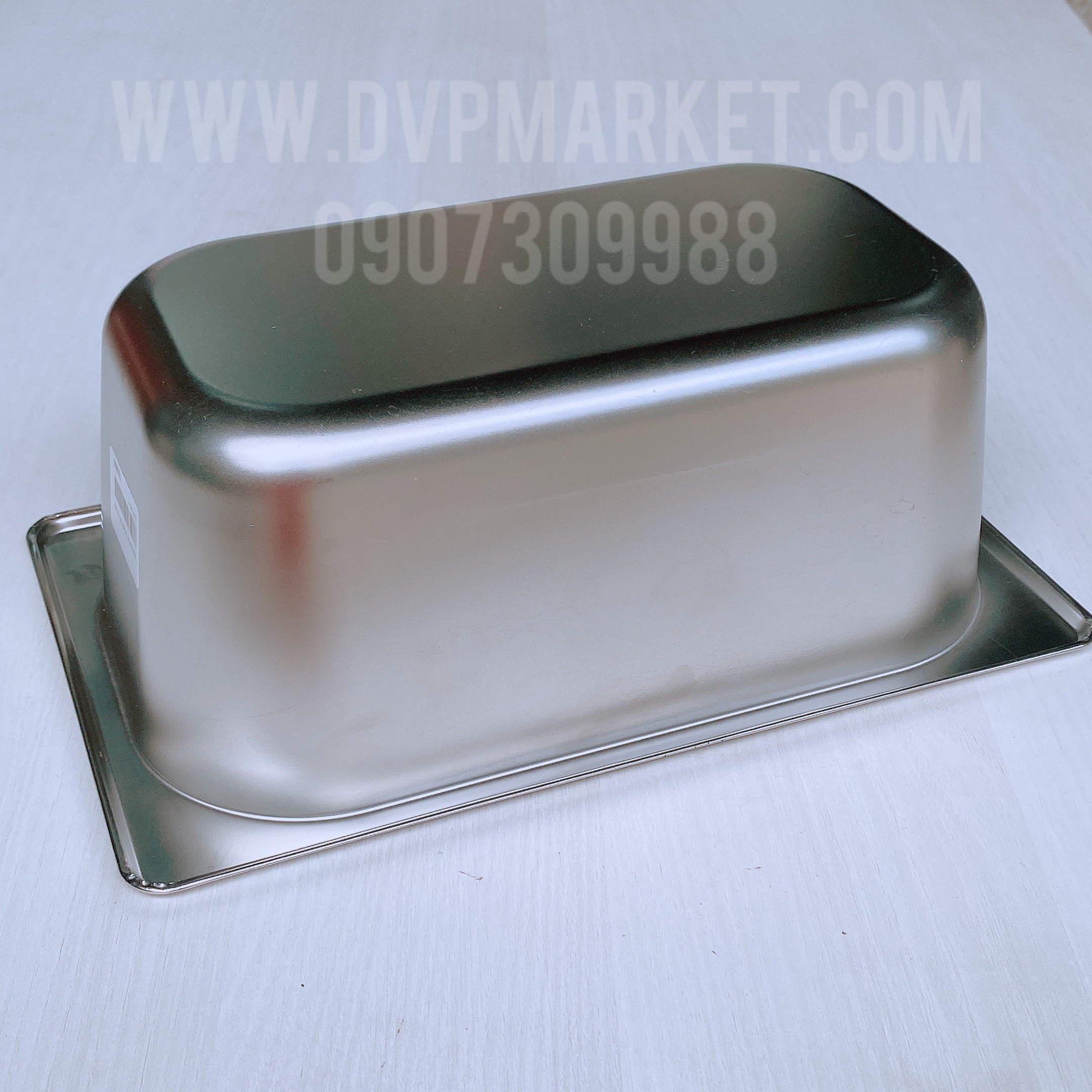 Khay inox GN 1/6-100mm (ko nắp)