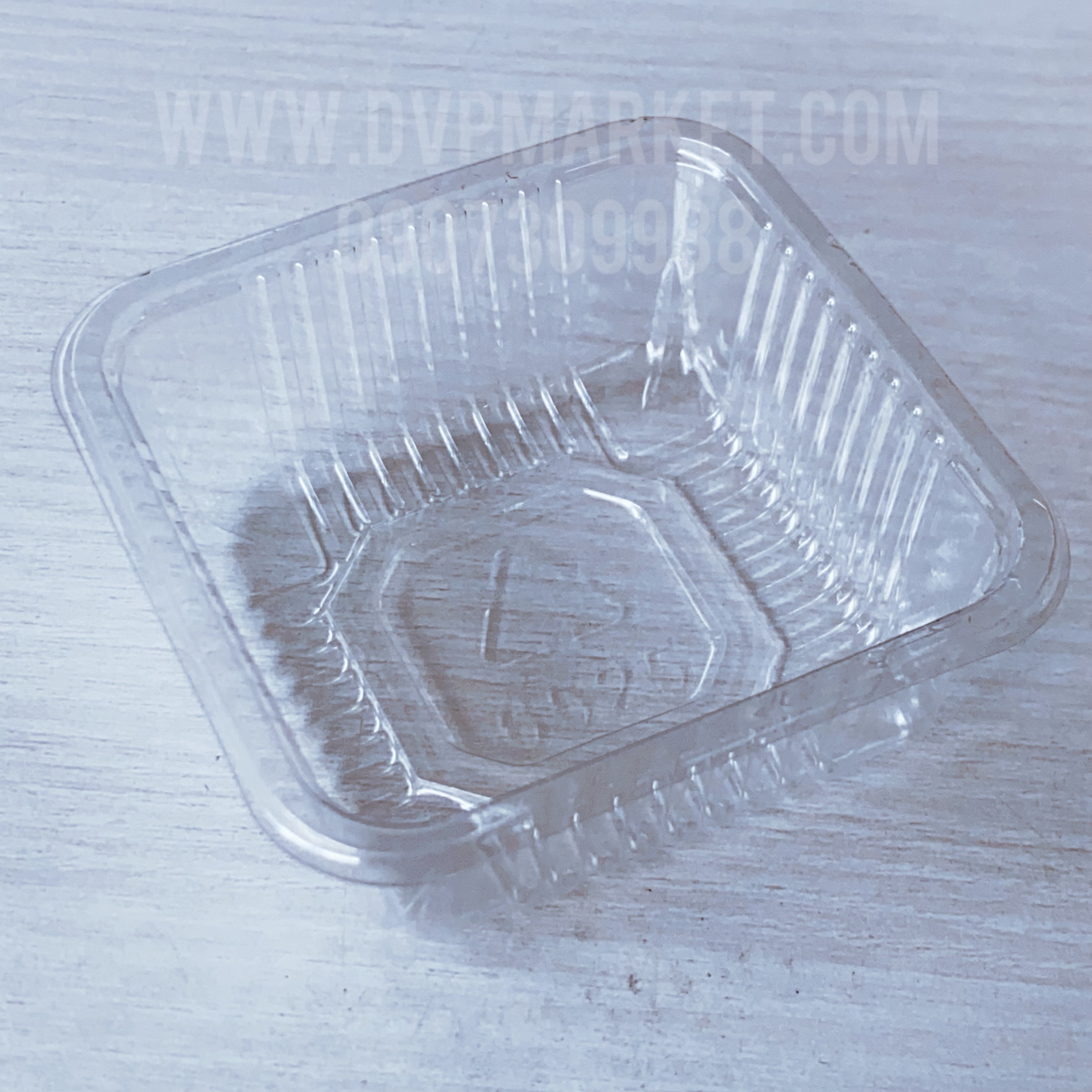 Trung Thu - Khay đựng bánh - Vuông - Trong - Xấp 50c - 6.5 (50g)